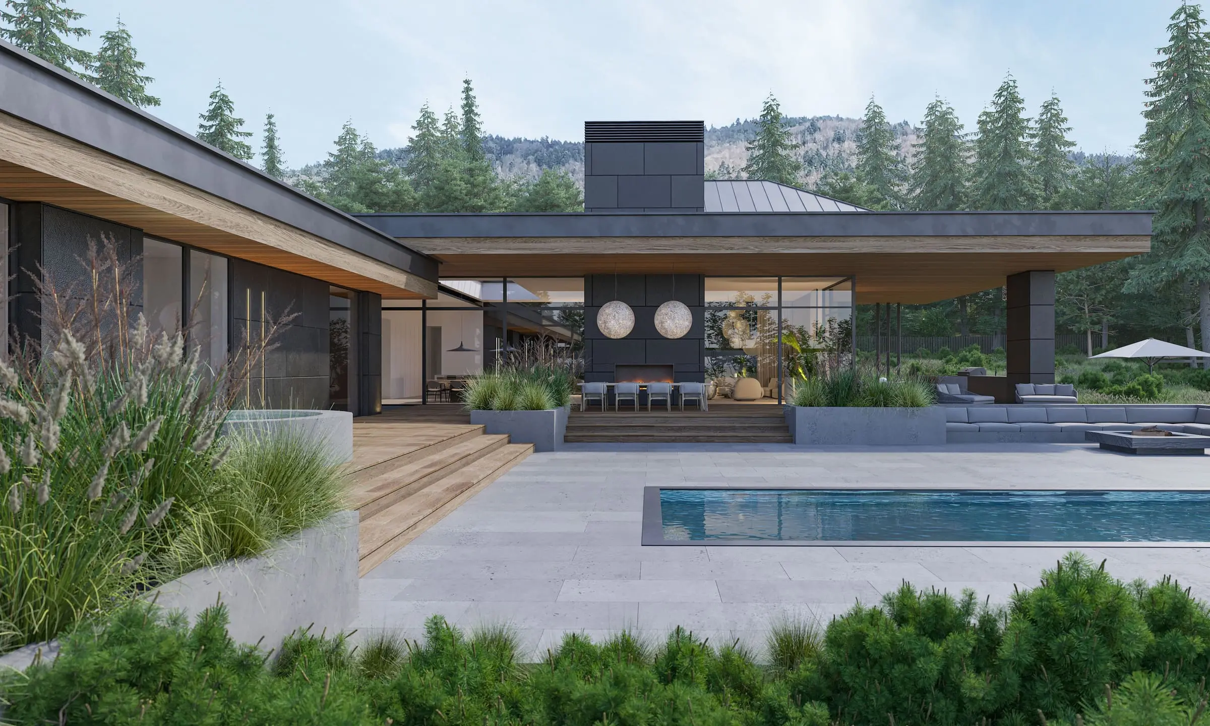 House on the Mountainside — Jaworze, Silesia — Architecture and interior design