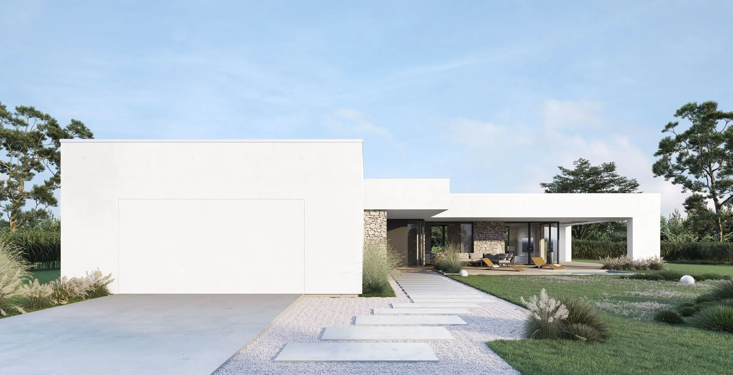 House of Minimal Form — Józefosław, Mazowieckie — Architectural design