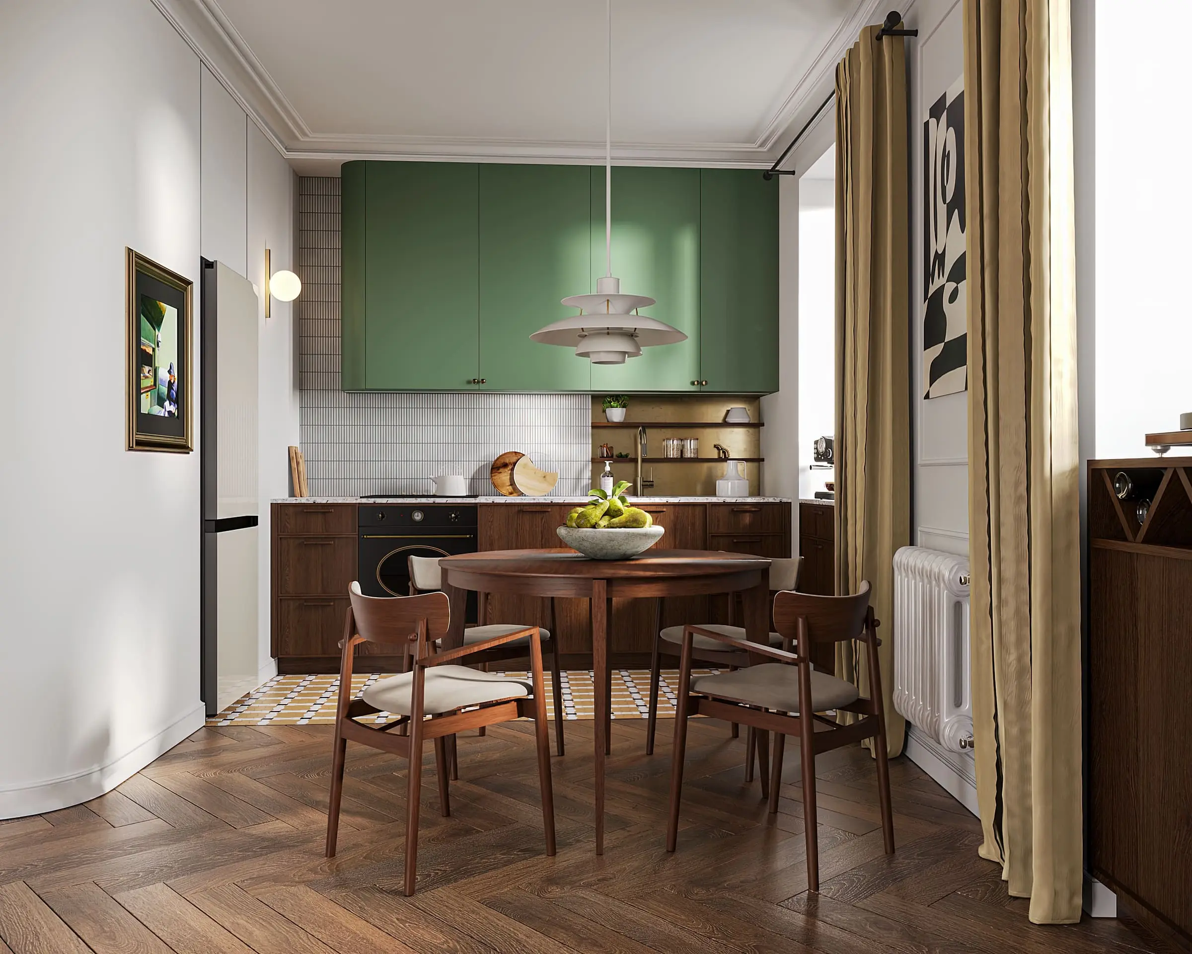 Apartment in an Old Tenement House — Warszawa, Żoliborz — Interior design
