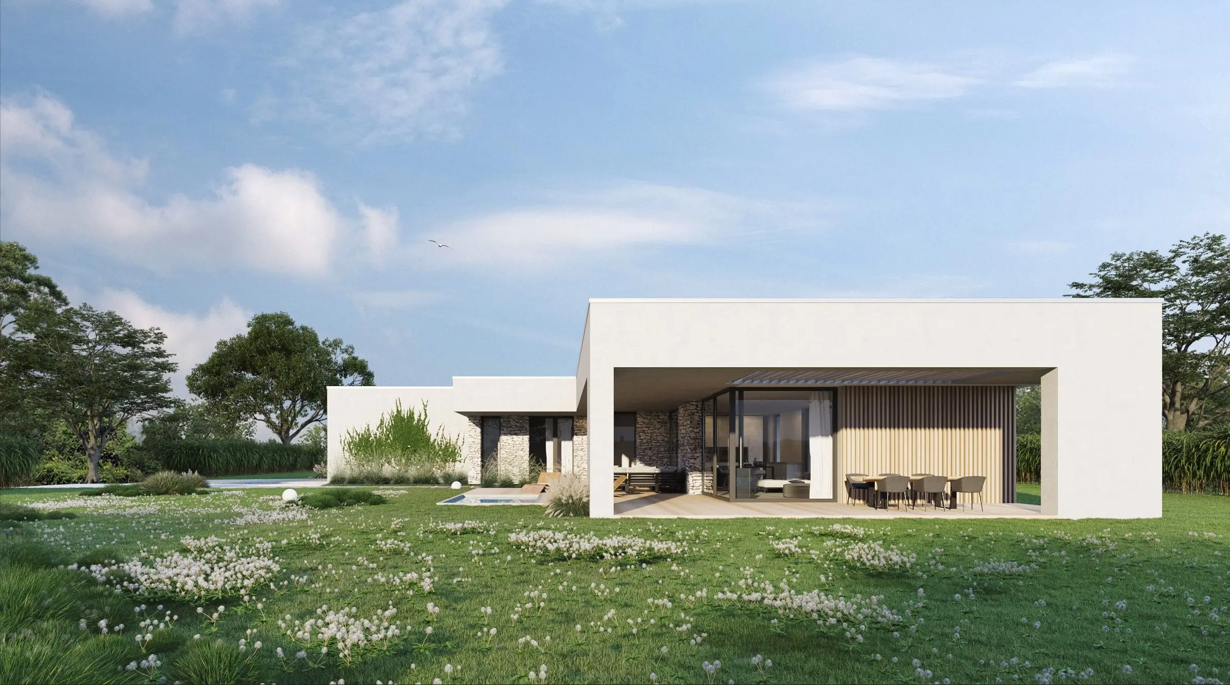 House of Minimal Form — Józefosław, Mazowieckie — Architectural design