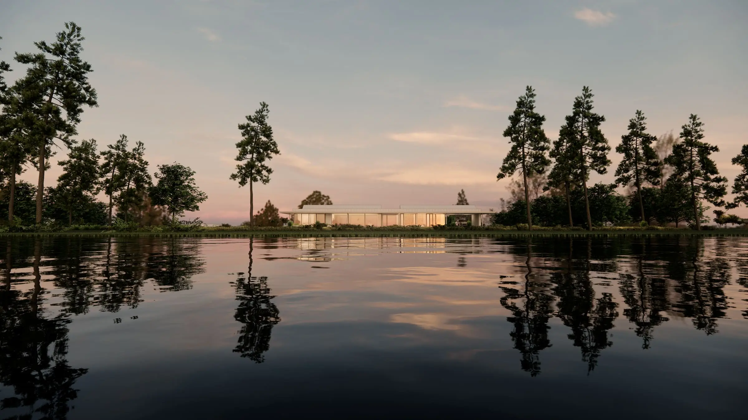House by Lake Gardno — Retowo, Pomerania — Architectural design