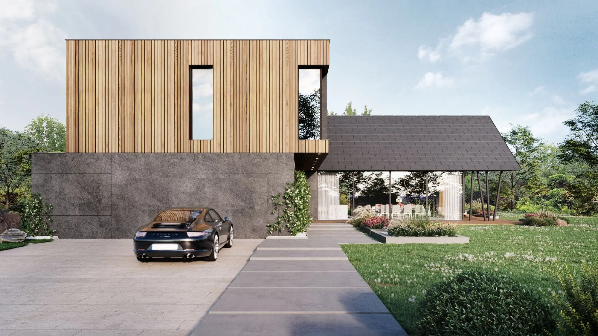 House Away from the City Noise — Klaudyn, Mazowieckie — Architectural design