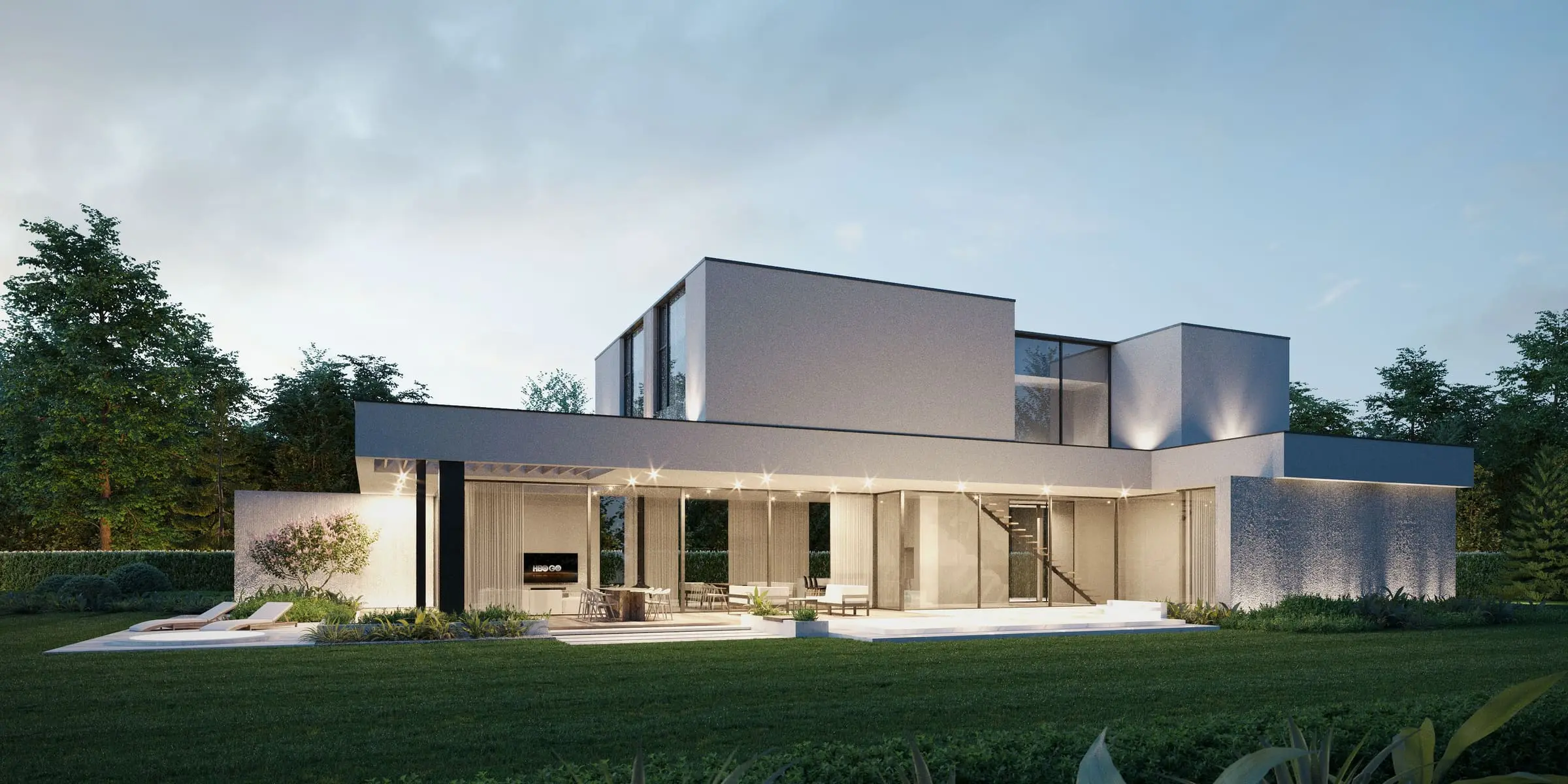 House by the Forest — the light two-storey form