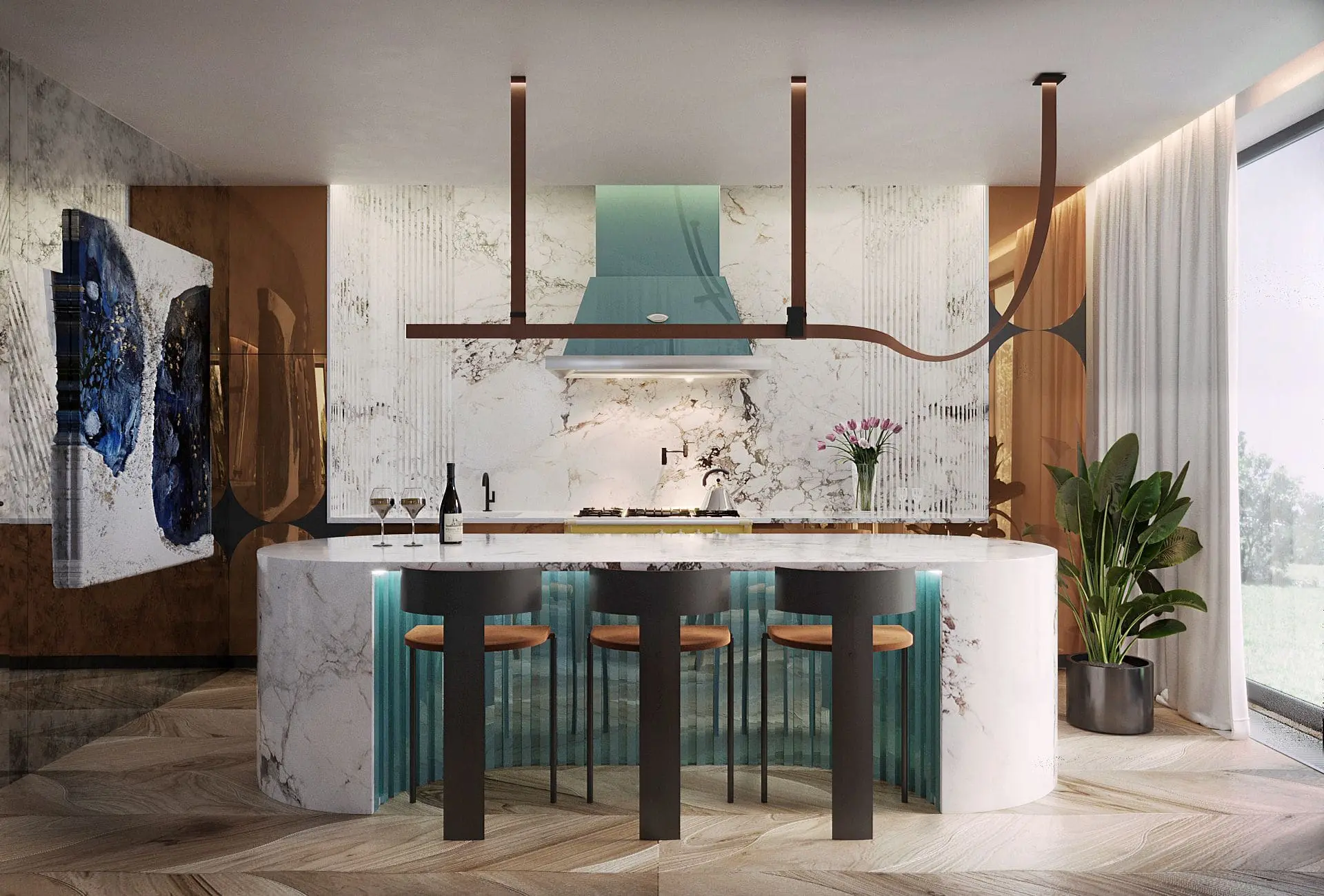 Hampton Residence — Warszawa, Wilanów — Interior design