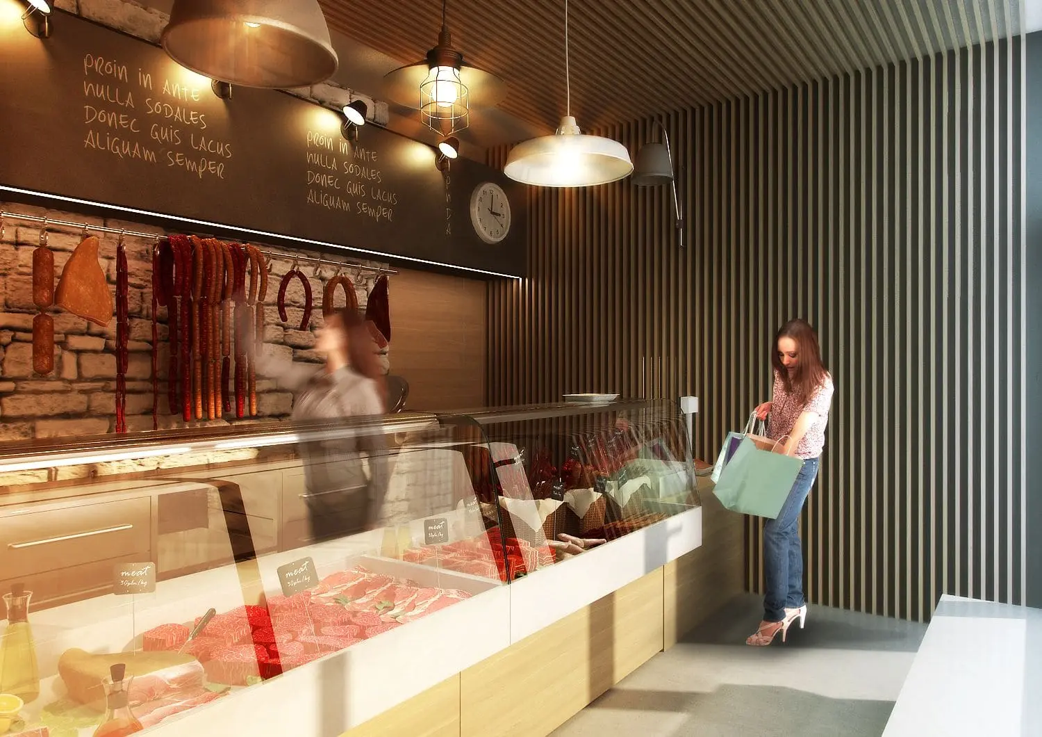 Rarytasy Butcher’s Shop — Milanówek, Mazowieckie — Interior design