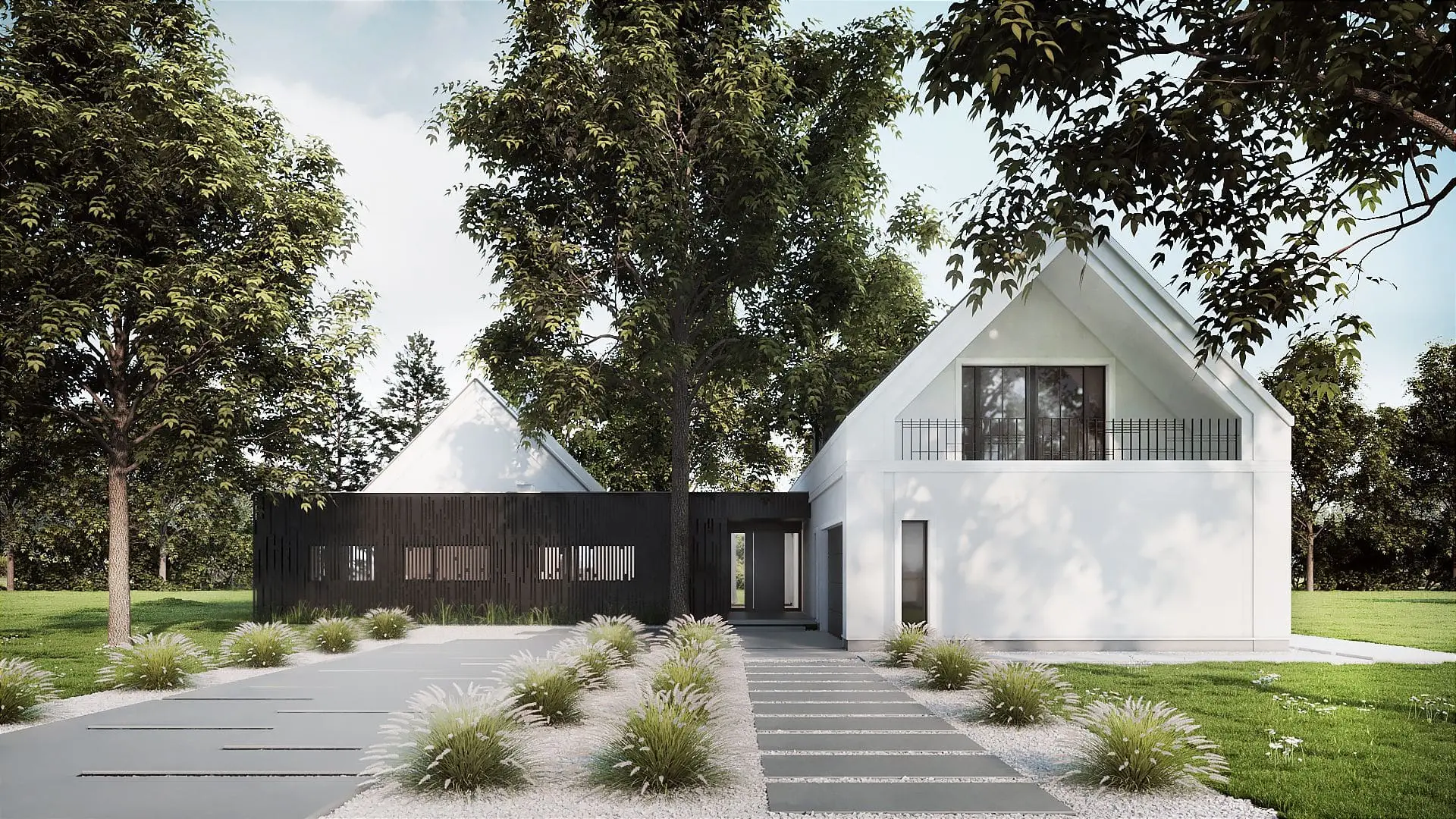 Classic Meets Japanese Minimalism — Michałowice, Mazowieckie — Architectural design
