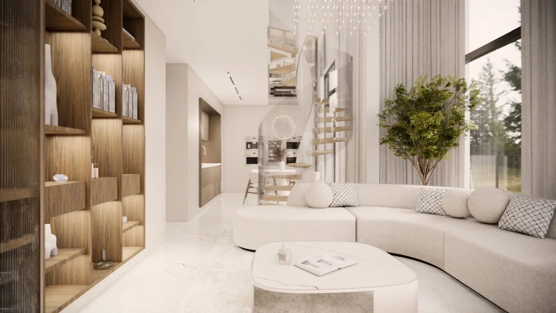 Two-Storey Apartment in the Old Town — Kraków, Małopolskie — Interior design