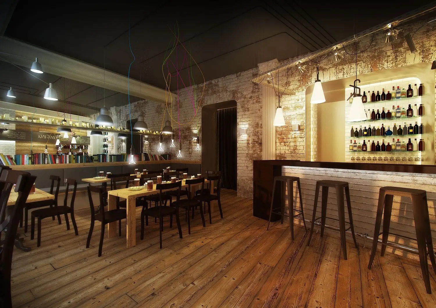 Restauracja TYLKO TYLKO przy Chmielnej — Warszawa, Śródmieście — Projekt wnętrza