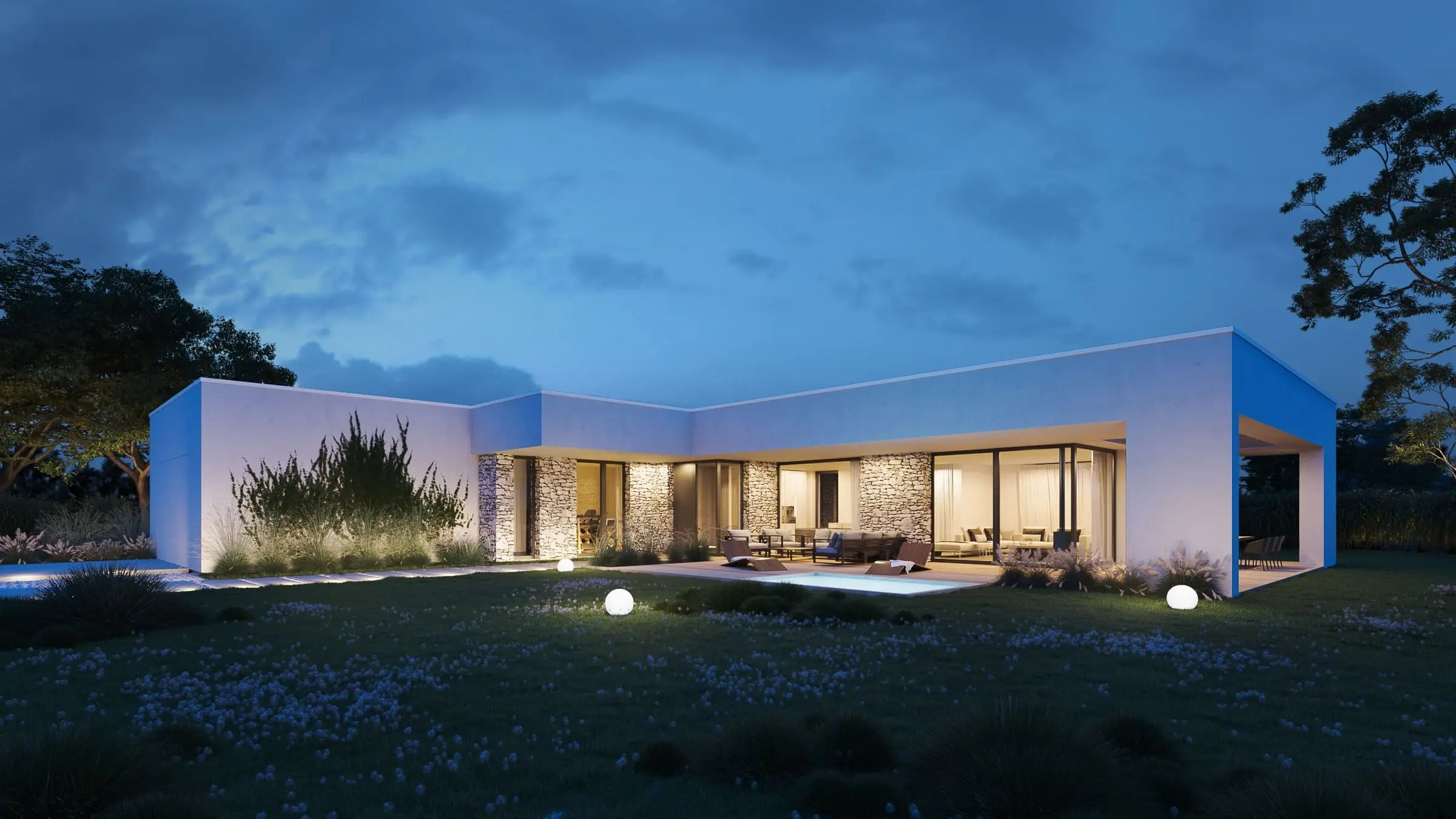 House of Minimal Form — Józefosław, Mazowieckie — Architectural design