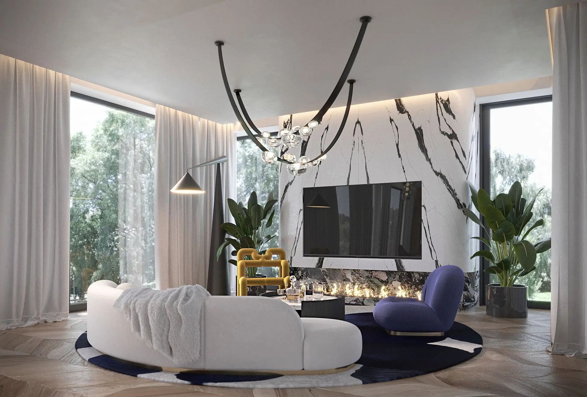 Hampton Residence — Warszawa, Wilanów — Interior design