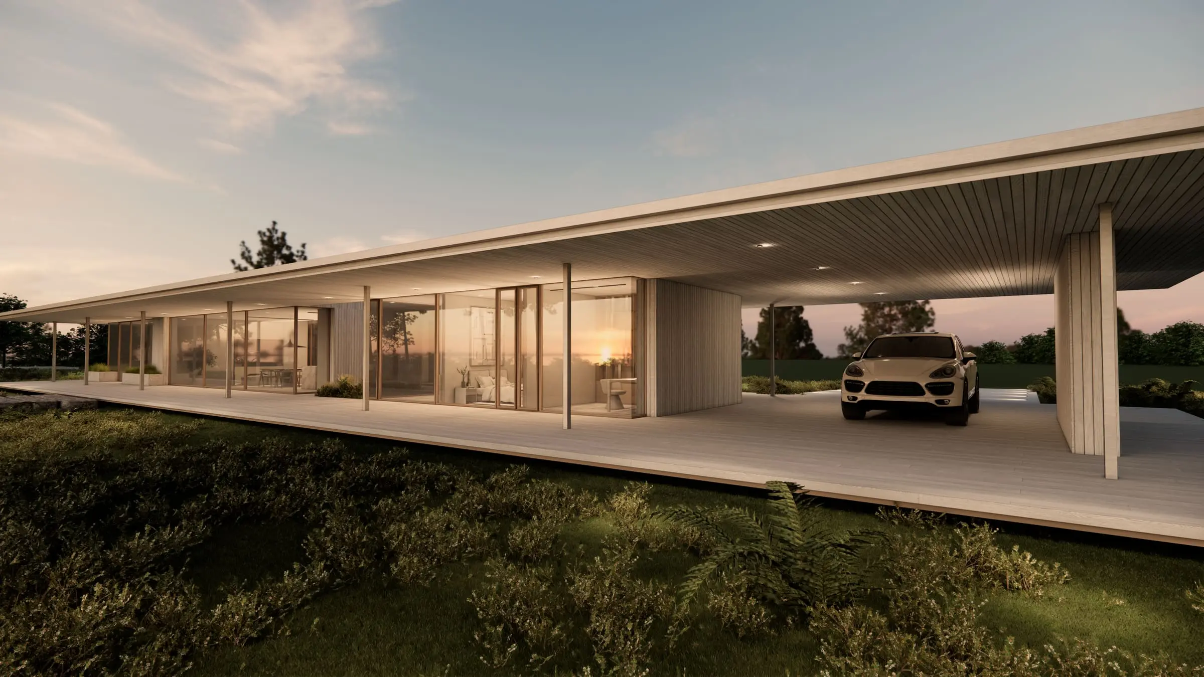 House by Lake Gardno — Retowo, Pomerania — Architectural design