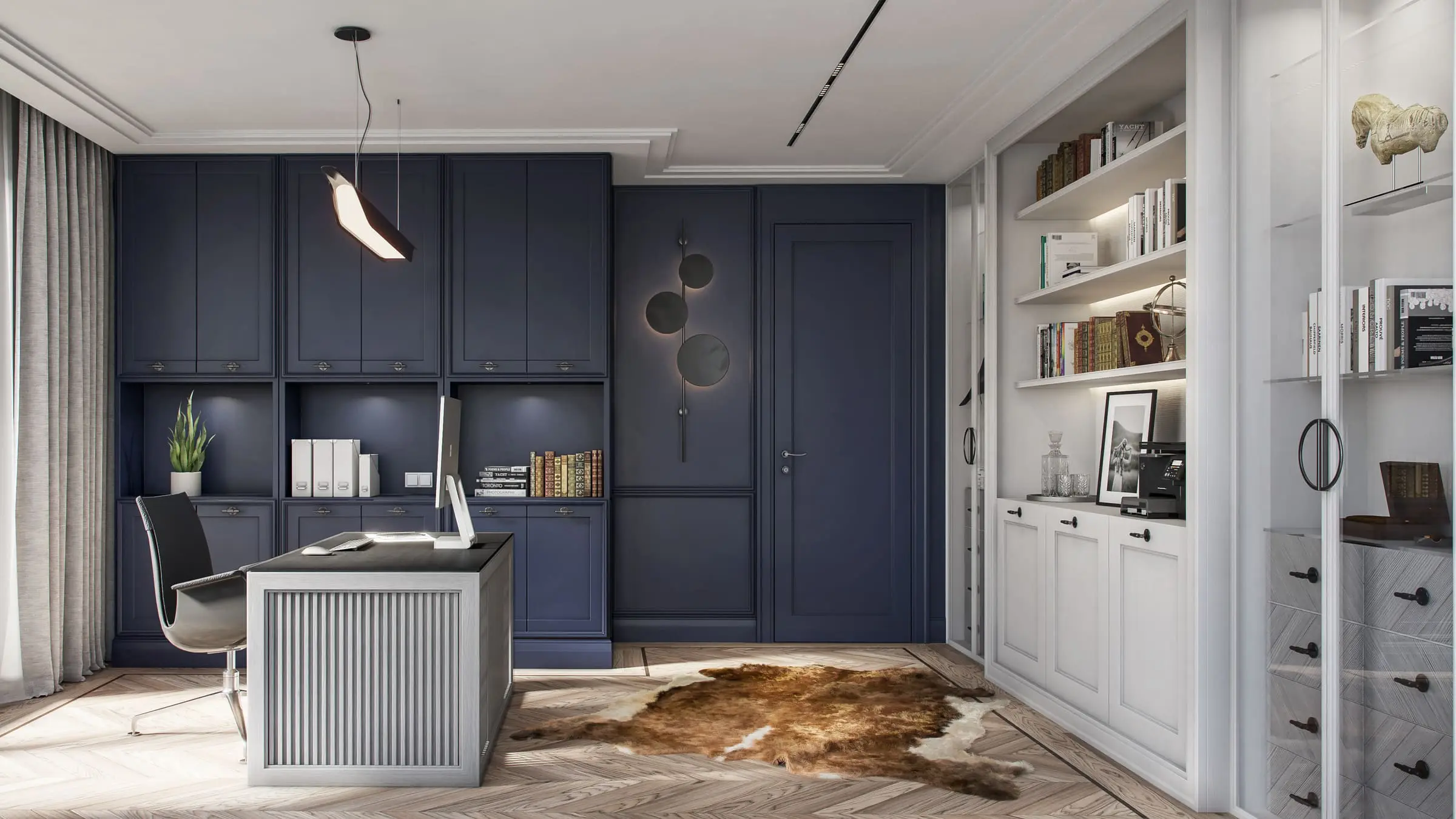 Apartament w Miasteczku Wilanów — Warszawa, Wilanów — Projekt wnętrza