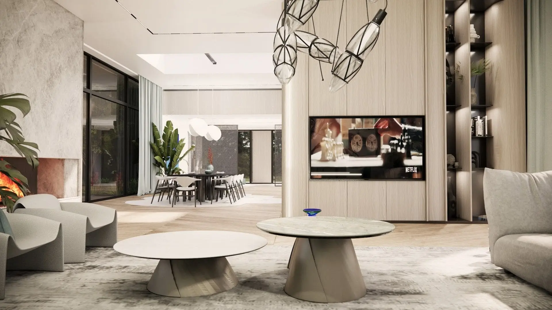 Interior of a Bali-Inspired House — Jaworze, Śląskie — Architecture and interior design