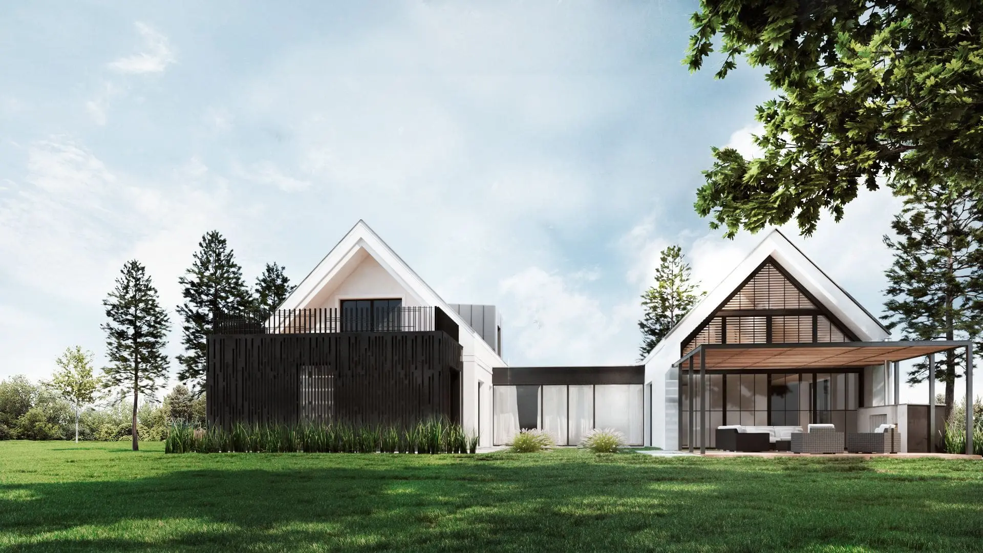 Classic Meets Japanese Minimalism — Michałowice, Mazowieckie — Architectural design