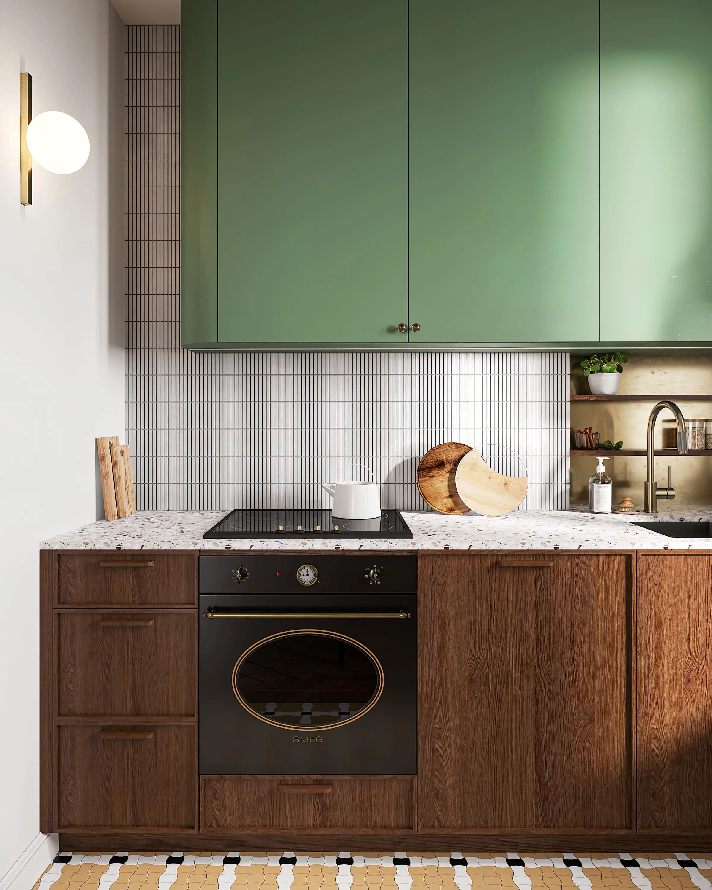 Apartment in an Old Tenement House — Warszawa, Żoliborz — Interior design