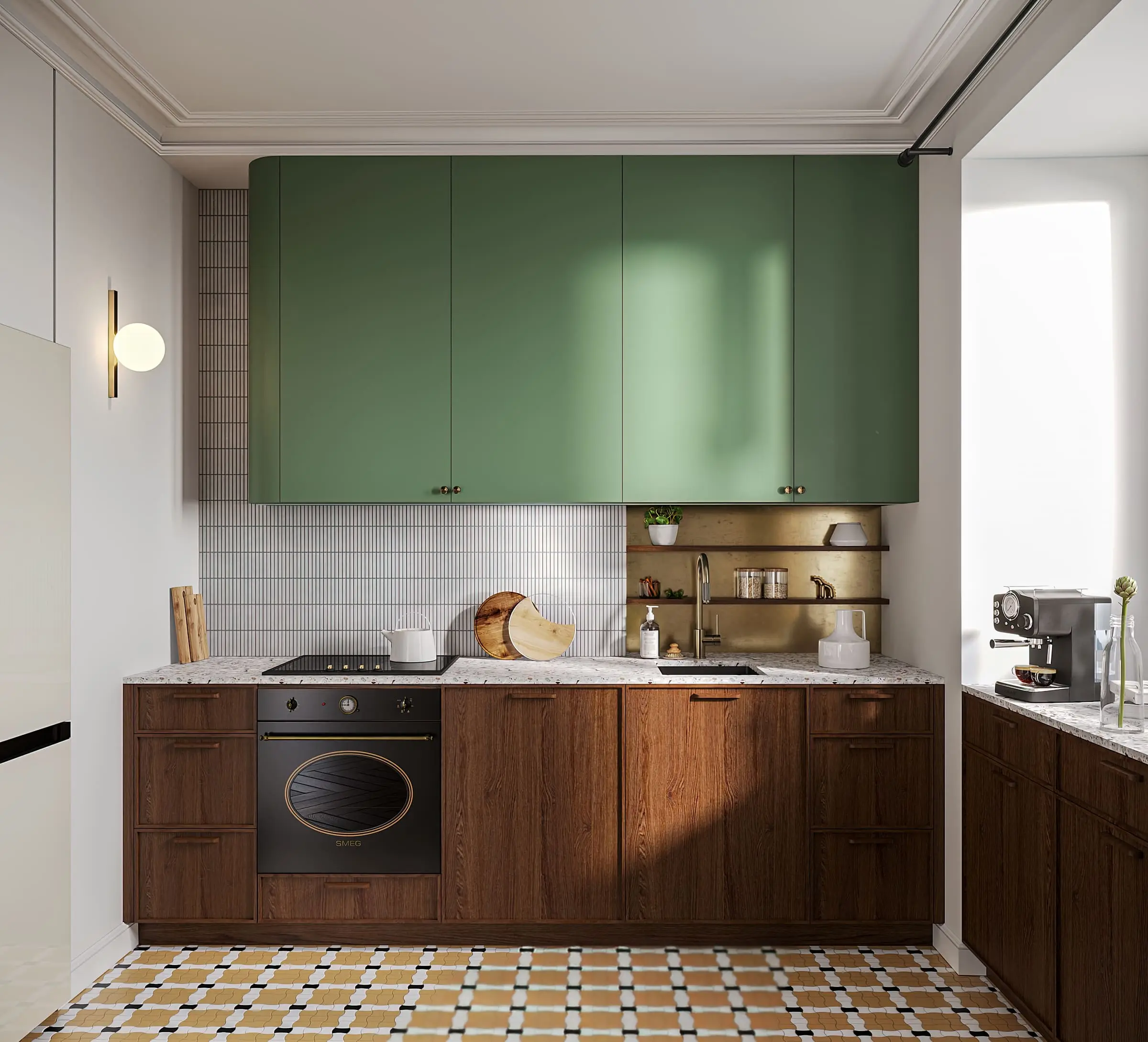Apartment in an Old Tenement House — Warszawa, Żoliborz — Interior design