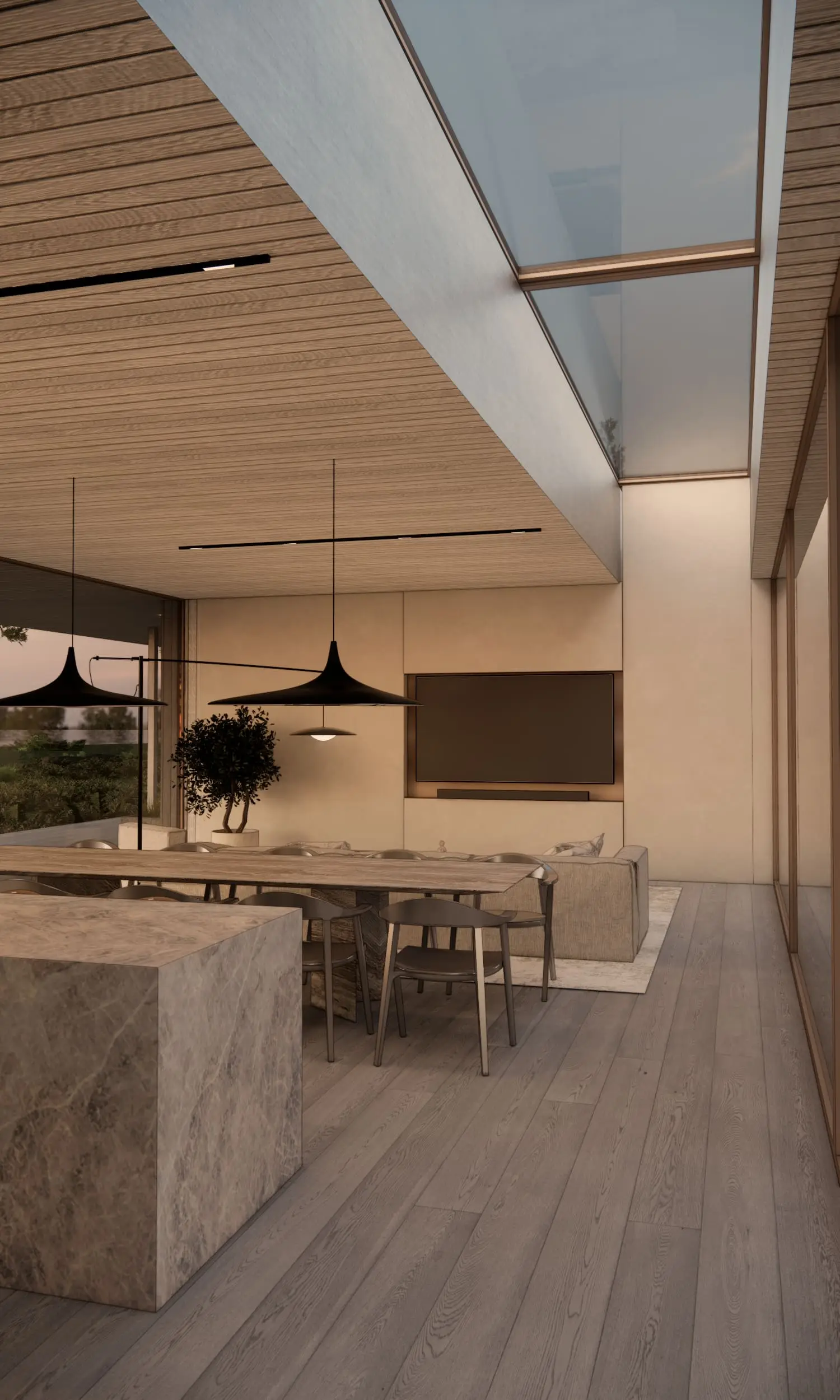 House by Lake Gardno — Retowo, Pomerania — Architectural design