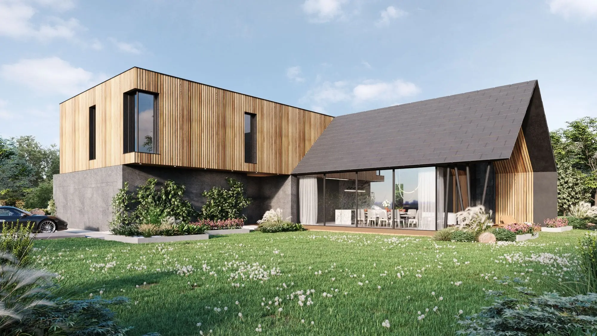 House Away from the City Noise — Klaudyn, Mazowieckie — Architectural design