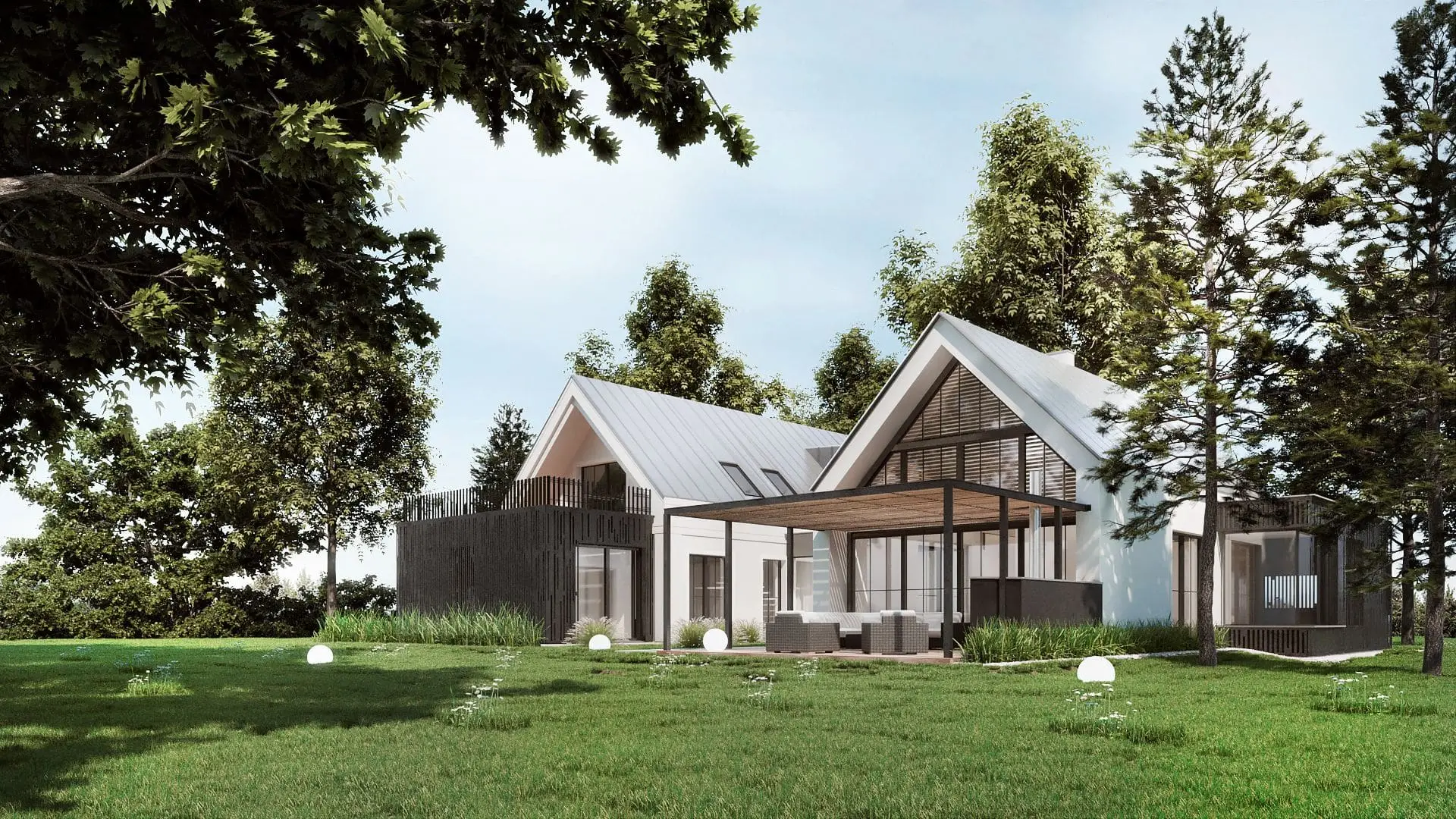 Classic Meets Japanese Minimalism — Michałowice, Mazowieckie — Architectural design