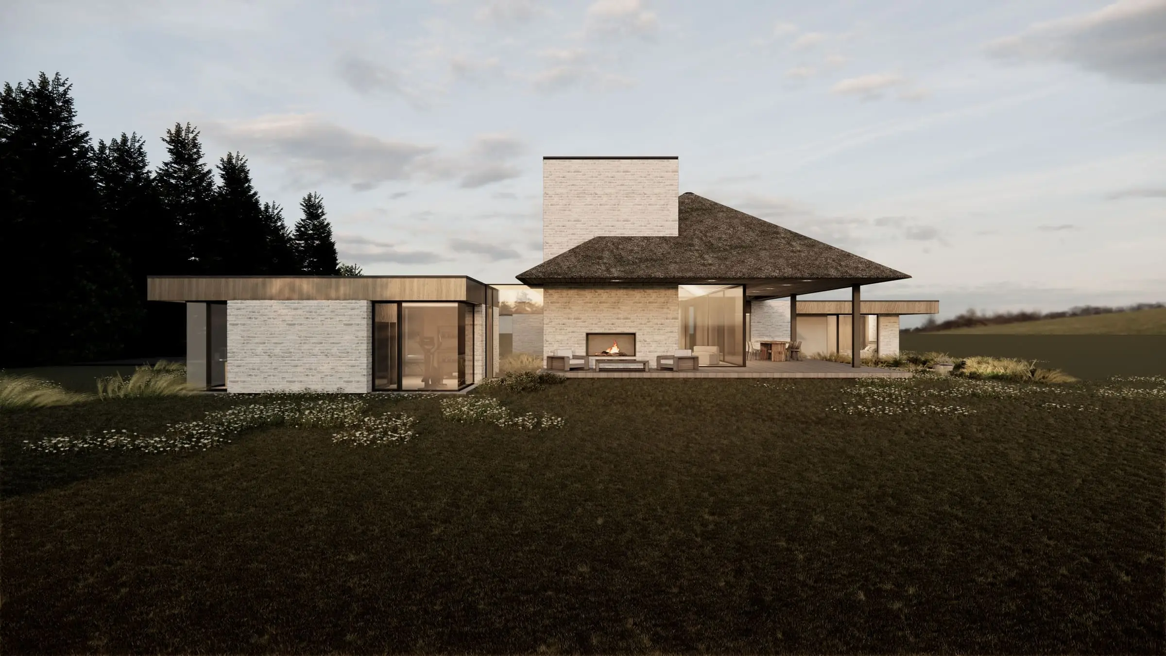 Dom pod strzechą — Wrzosowa, Śląskie — Projekt domu