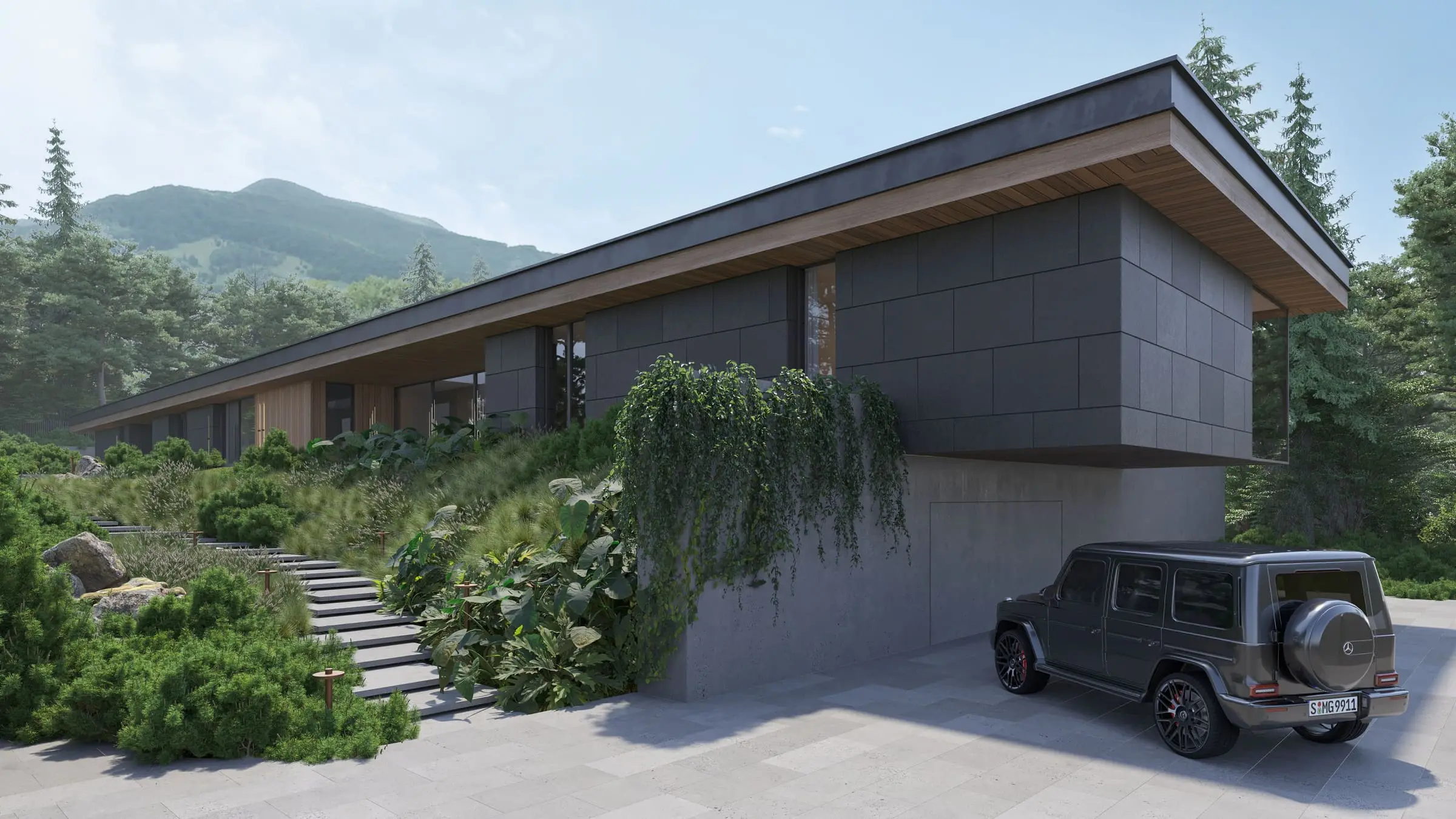 House on the Mountainside — Jaworze, Silesia — Architecture and interior design