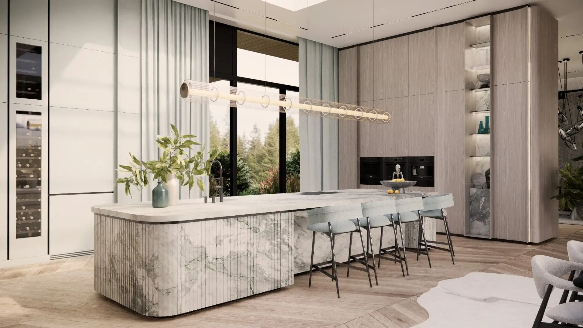 Interior of a Bali-Inspired House — Jaworze, Śląskie — Architecture and interior design