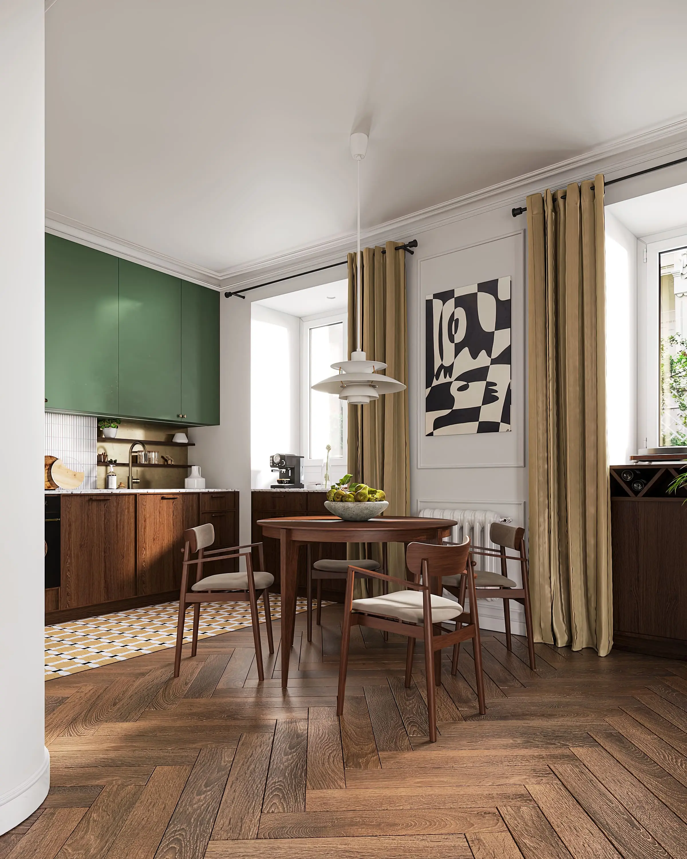 Apartment in an Old Tenement House — Warszawa, Żoliborz — Interior design