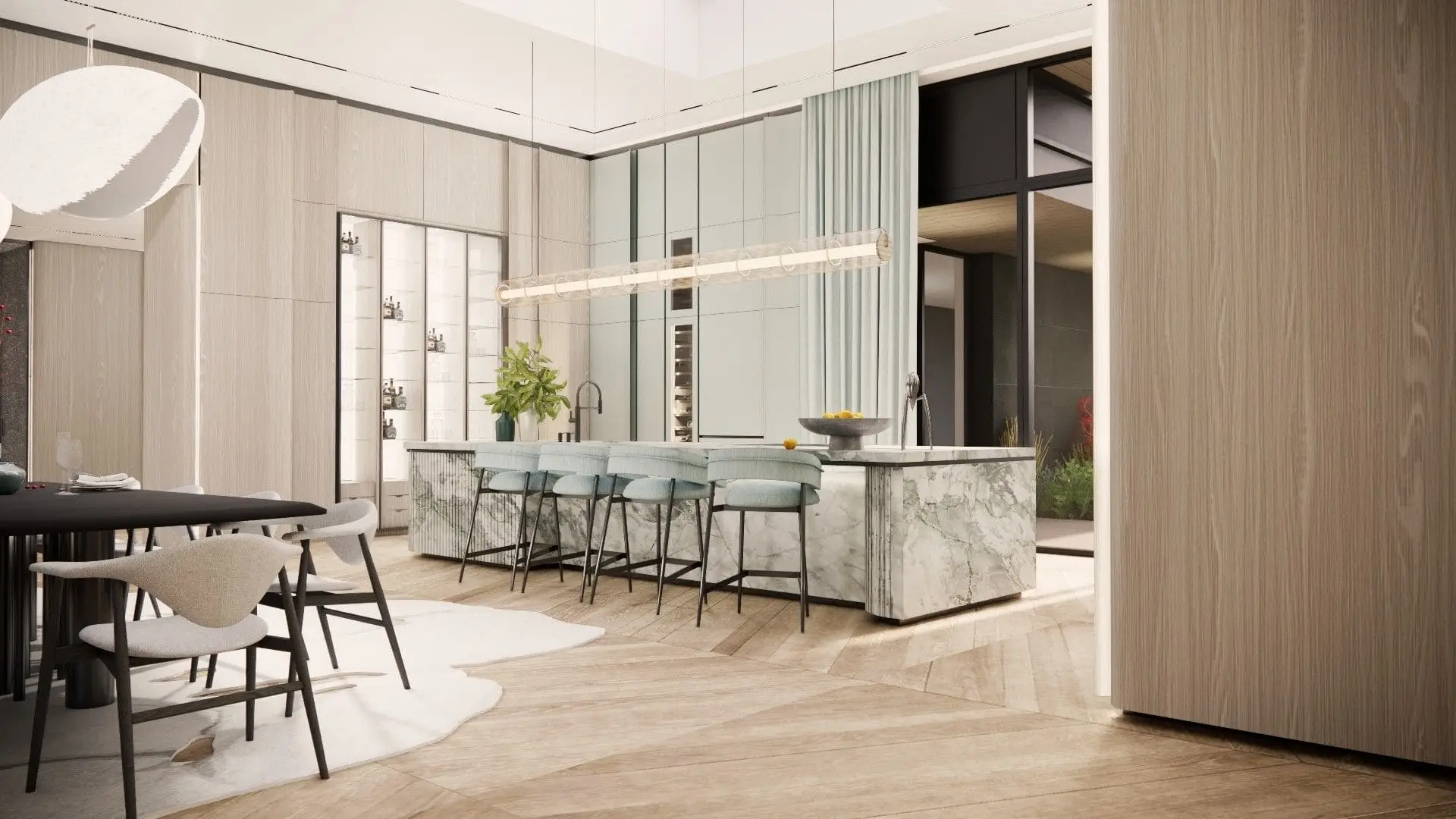 Interior of a Bali-Inspired House — Jaworze, Śląskie — Architecture and interior design