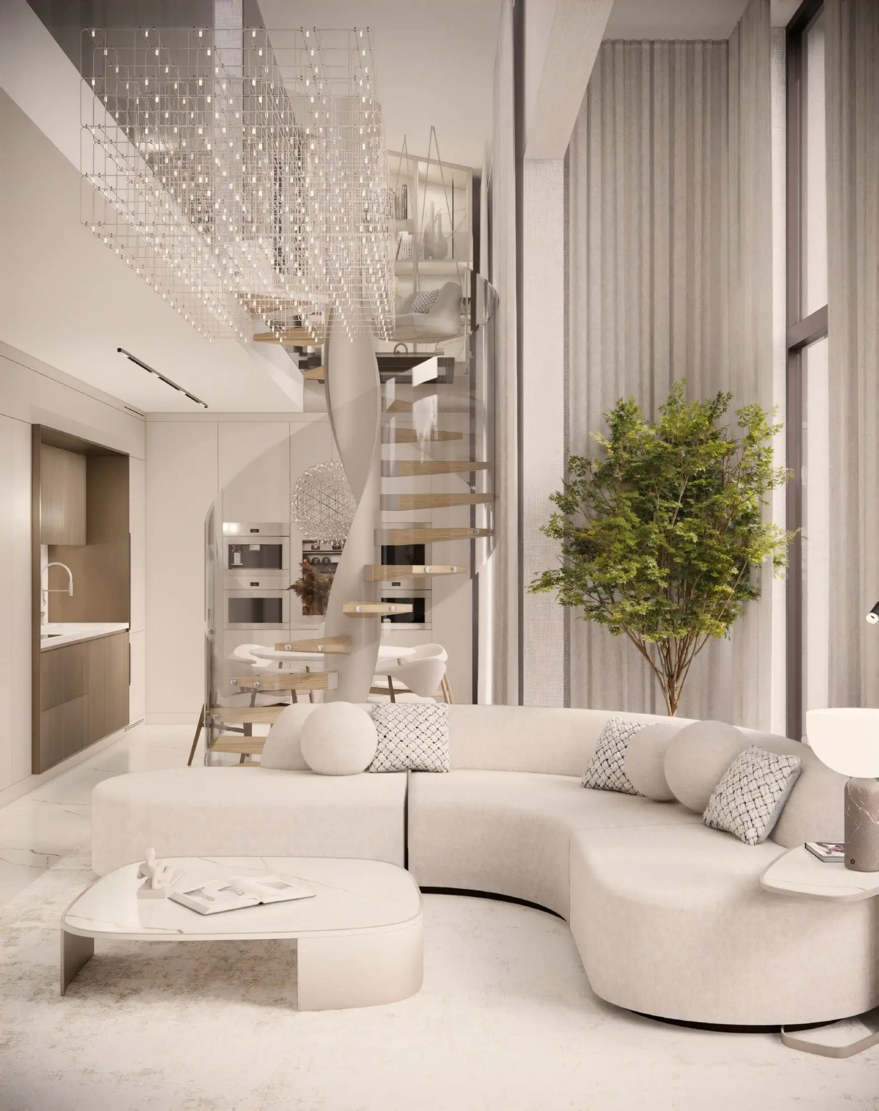 Two-Storey Apartment in the Old Town — Kraków, Małopolskie — Interior design