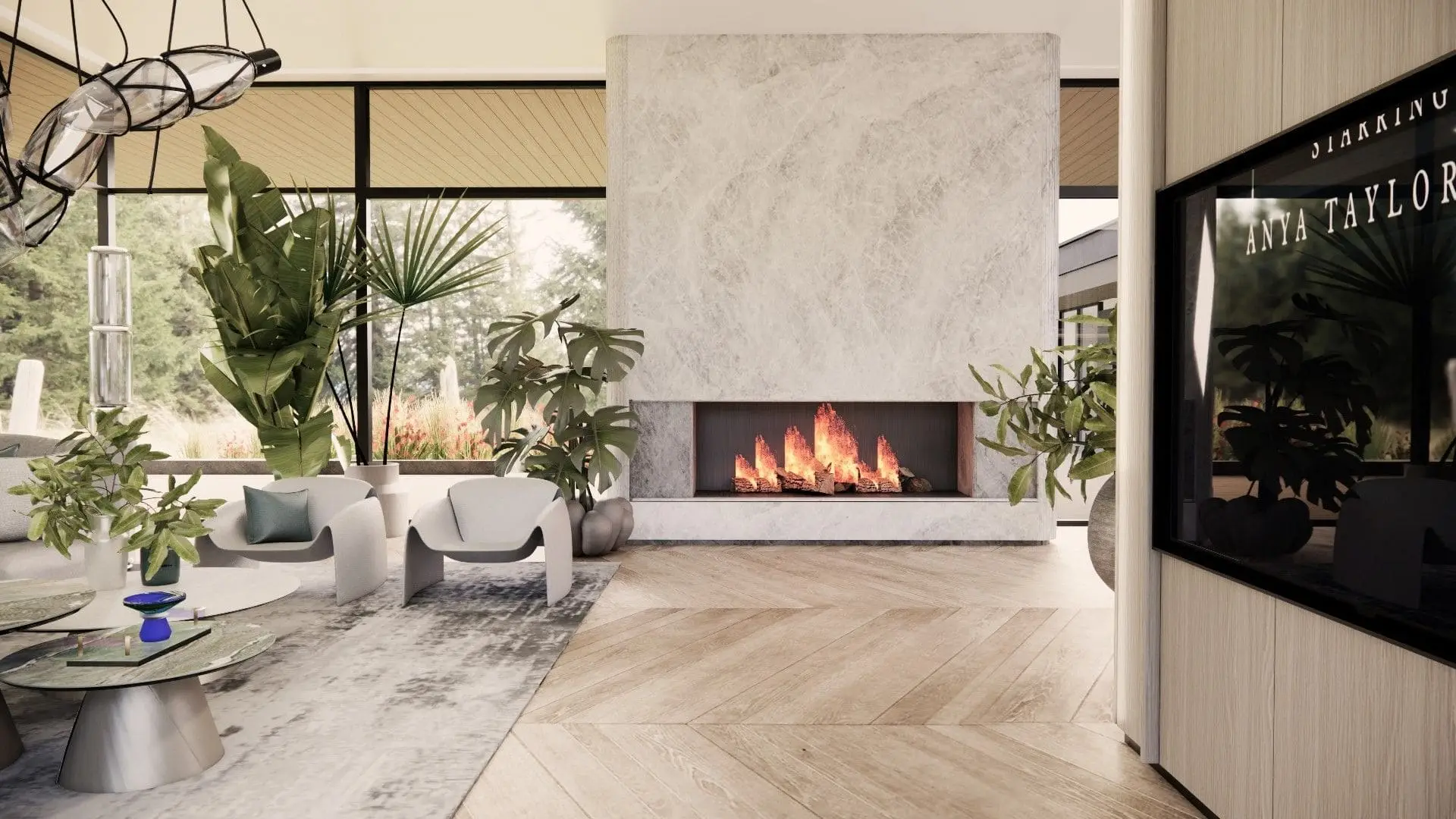 Interior of a Bali-Inspired House — Jaworze, Śląskie — Architecture and interior design