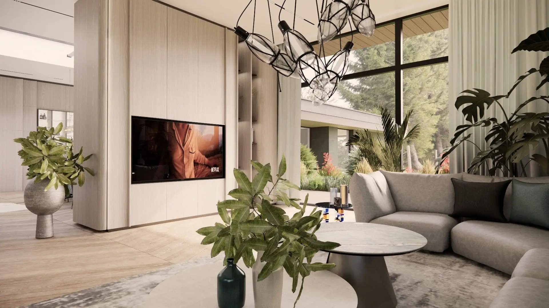Interior of a Bali-Inspired House — Jaworze, Śląskie — Architecture and interior design