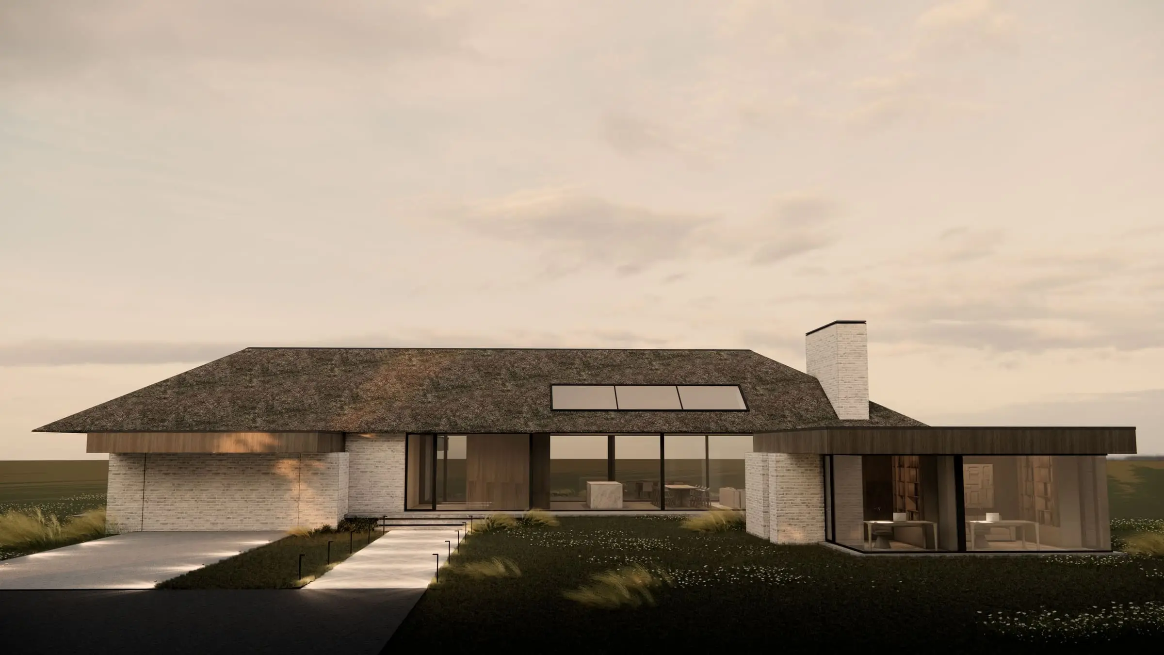 Dom pod strzechą — Wrzosowa, Śląskie — Projekt domu
