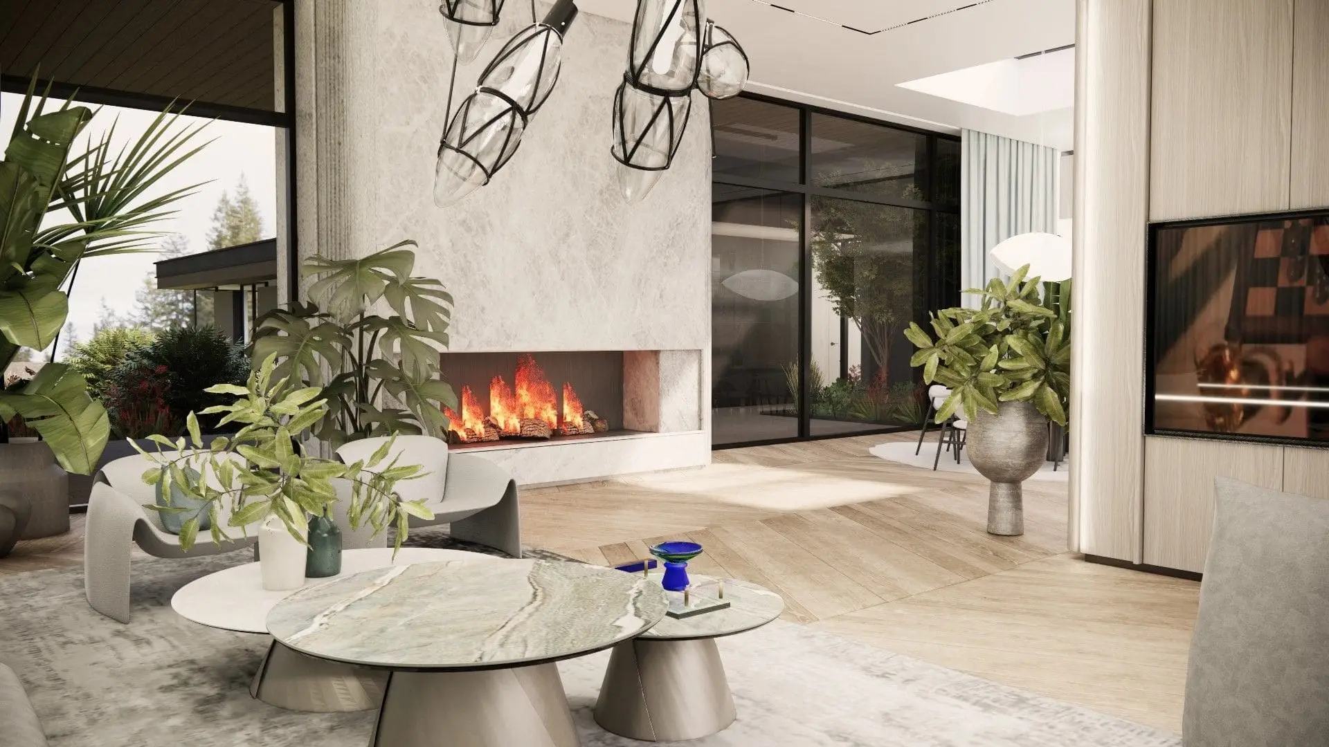 Interior of a Bali-Inspired House — Jaworze, Śląskie — Architecture and interior design