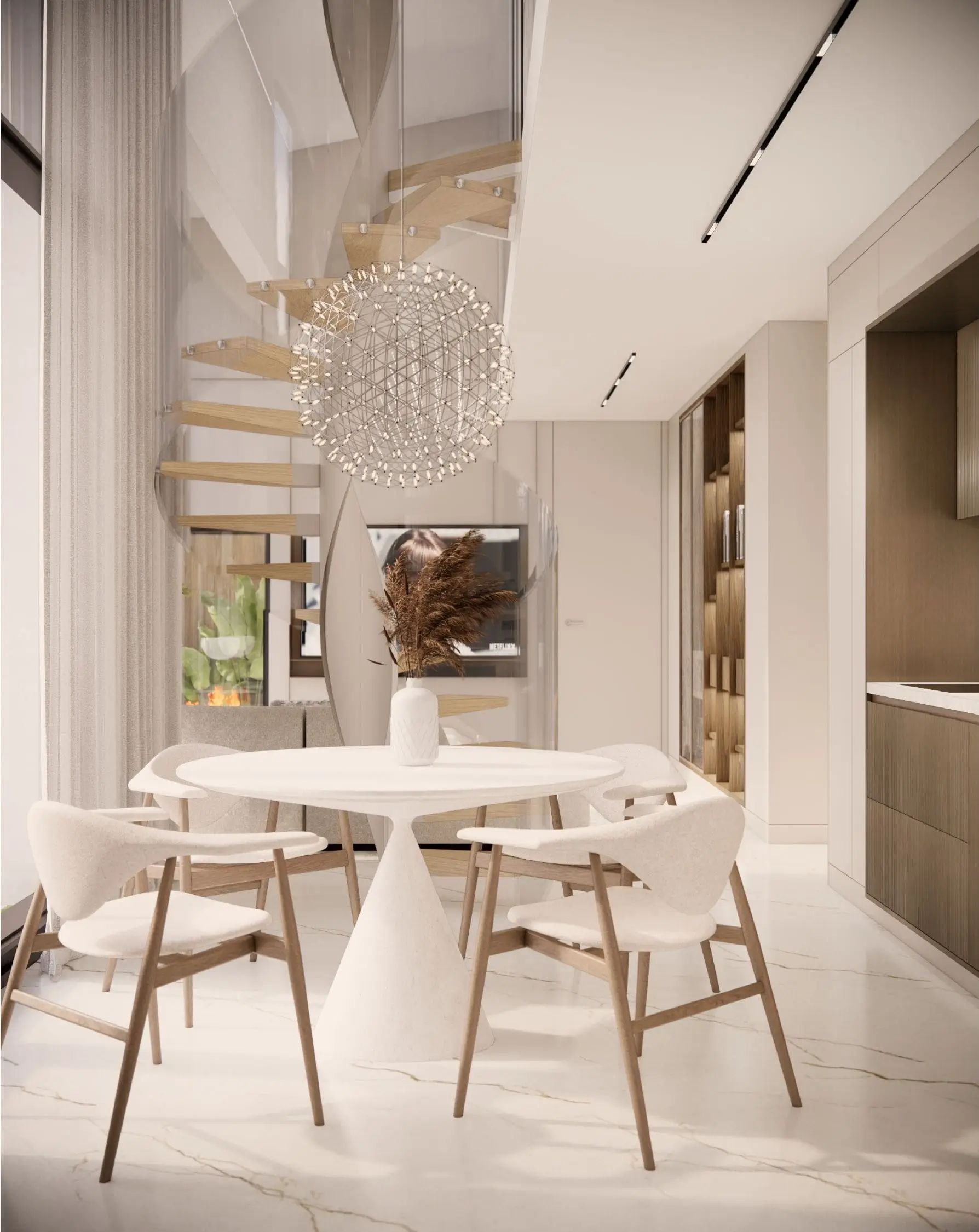 Two-Storey Apartment in the Old Town — Kraków, Małopolskie — Interior design