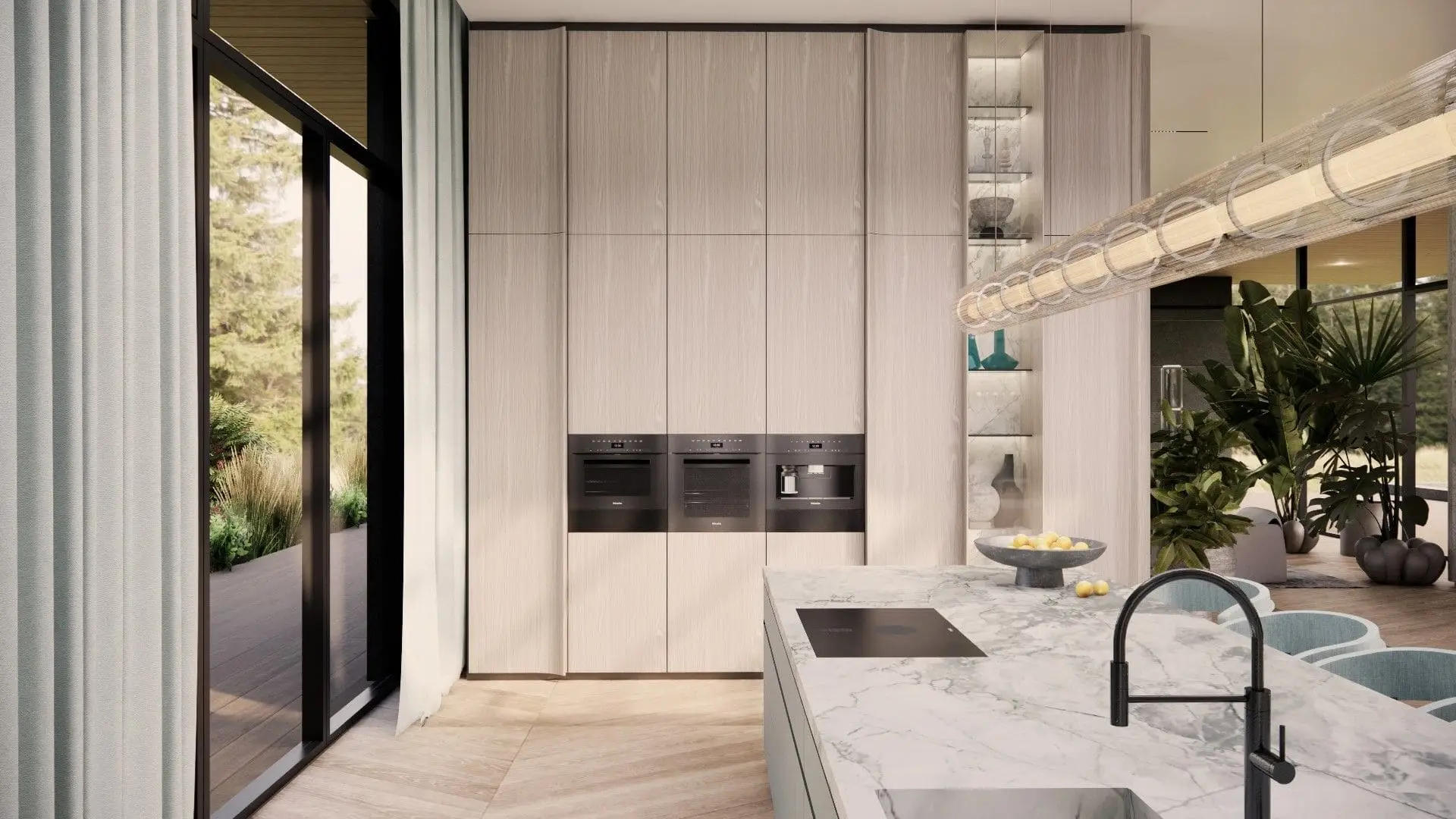 Interior of a Bali-Inspired House — Jaworze, Śląskie — Architecture and interior design