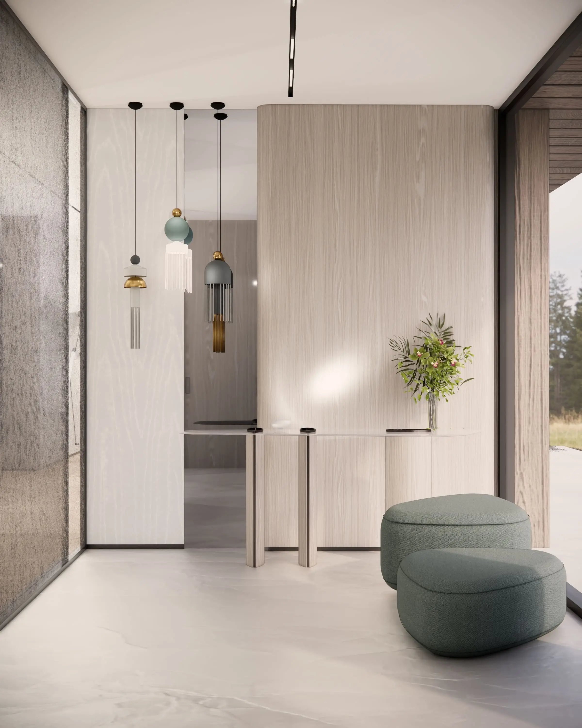 Interior of a Bali-Inspired House — Jaworze, Śląskie — Architecture and interior design