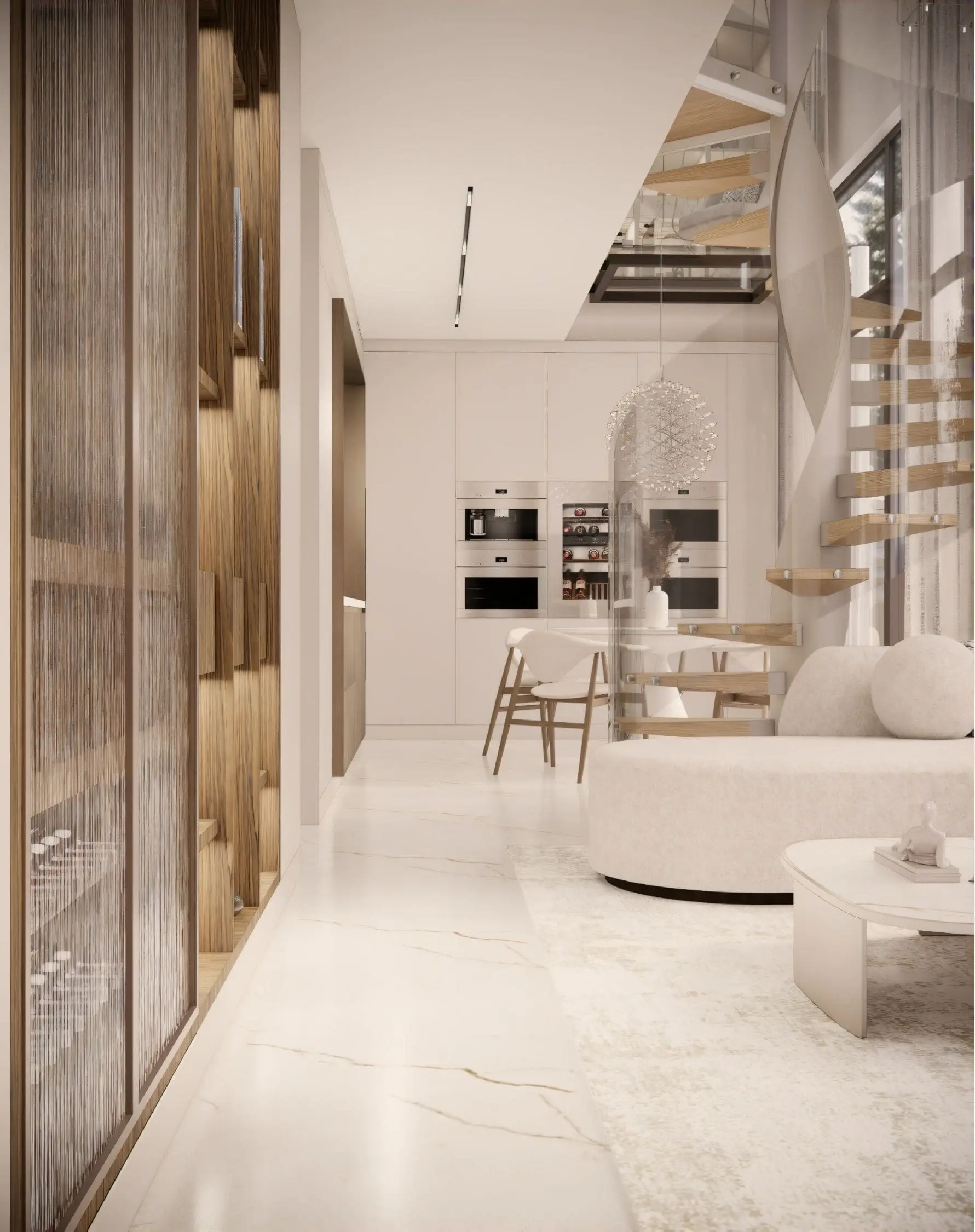 Two-Storey Apartment in the Old Town — Kraków, Małopolskie — Interior design