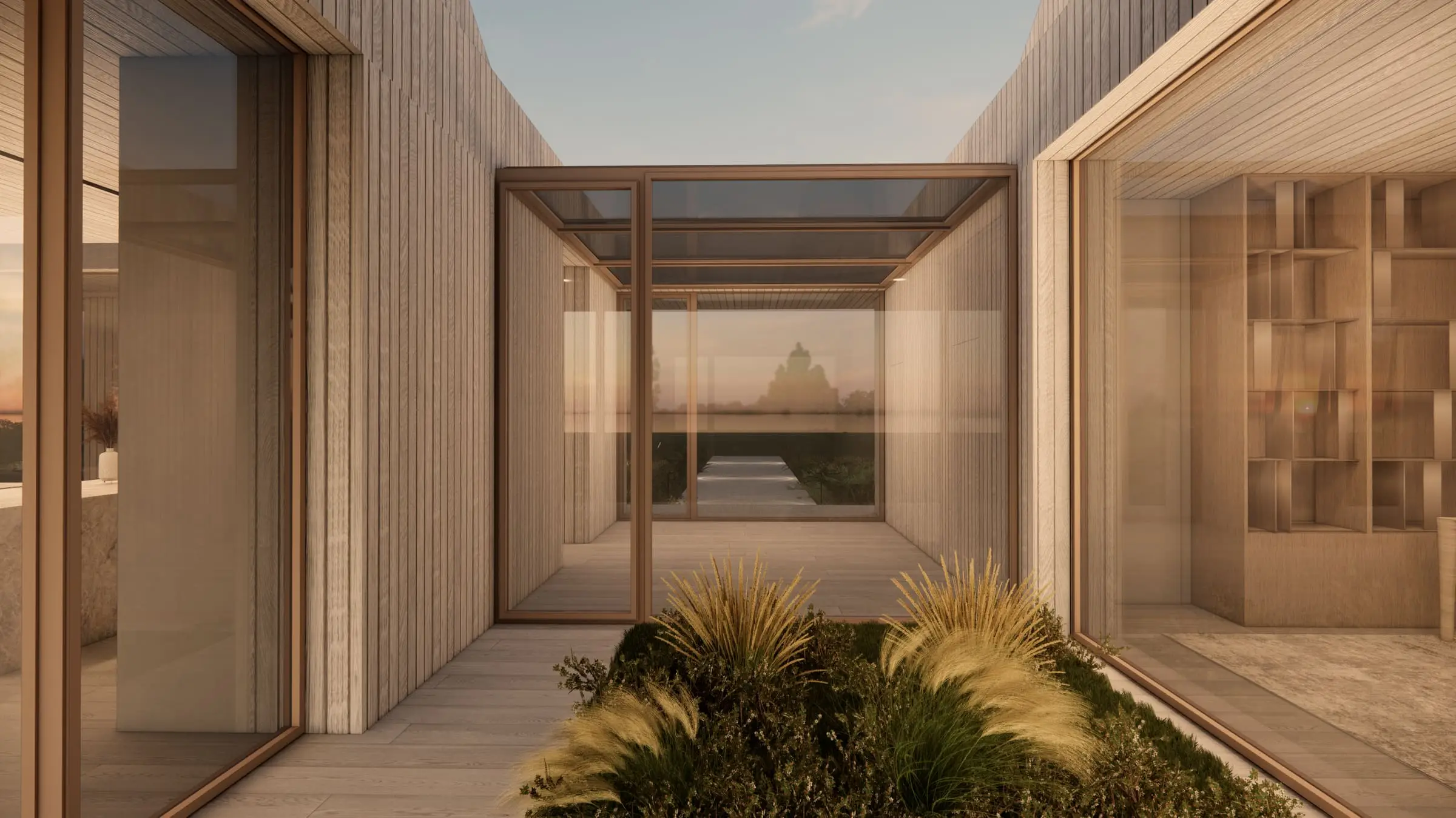 House by Lake Gardno — Retowo, Pomerania — Architectural design