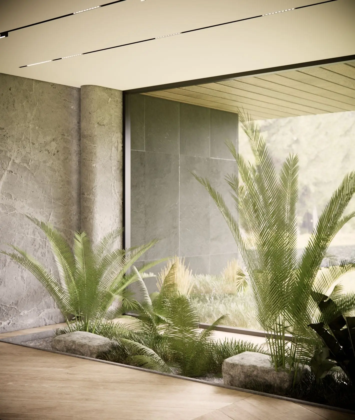 Interior of a Bali-Inspired House — Jaworze, Śląskie — Architecture and interior design