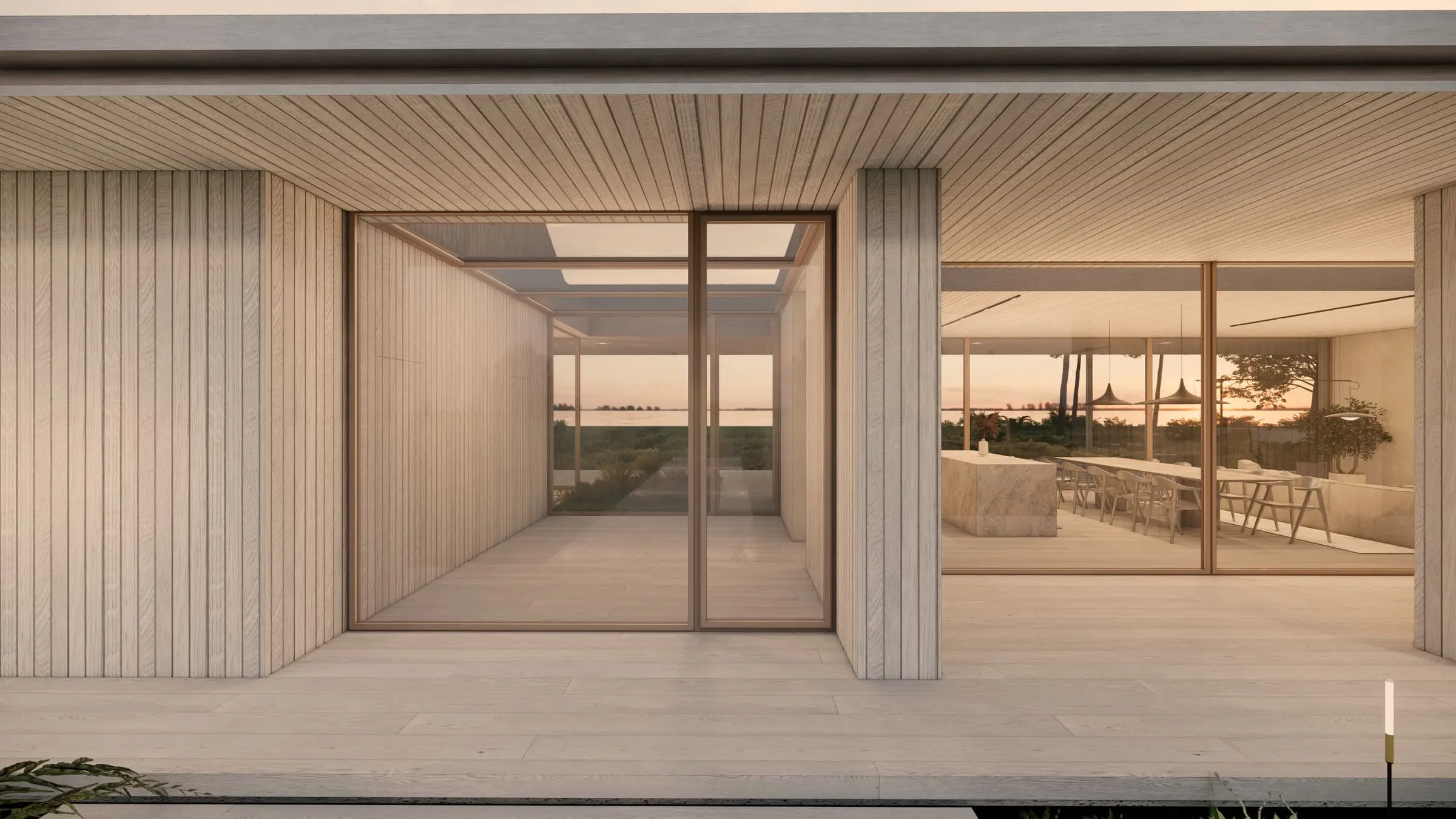 House by Lake Gardno — Retowo, Pomerania — Architectural design
