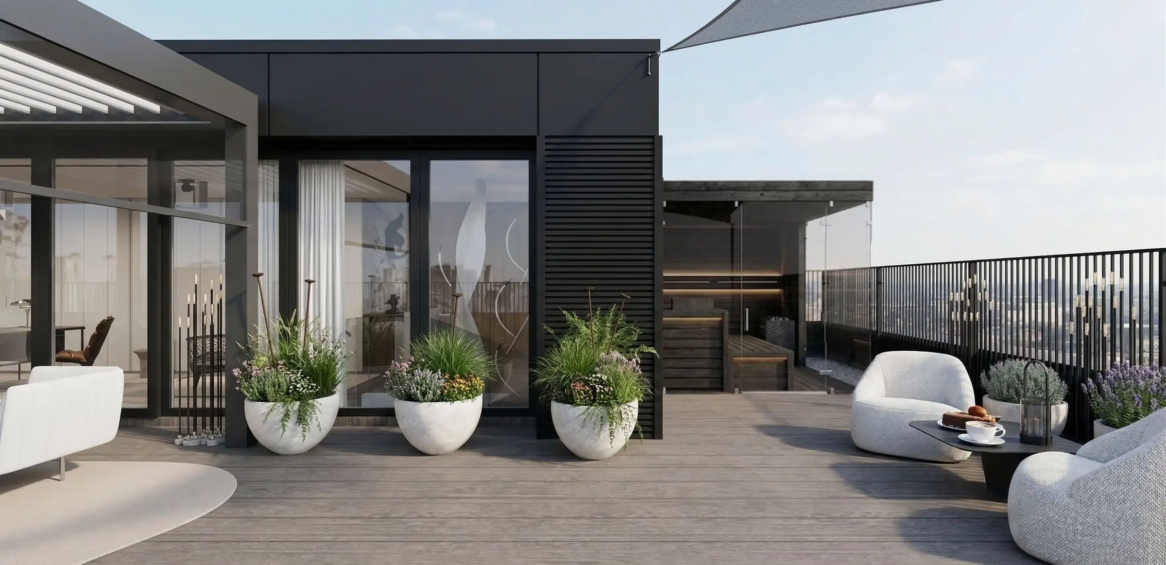 Apartament na osiedlu Ażurowe Okiennice — Warszawa, Mokotów — Projekt wnętrza oraz koordynacja budowy