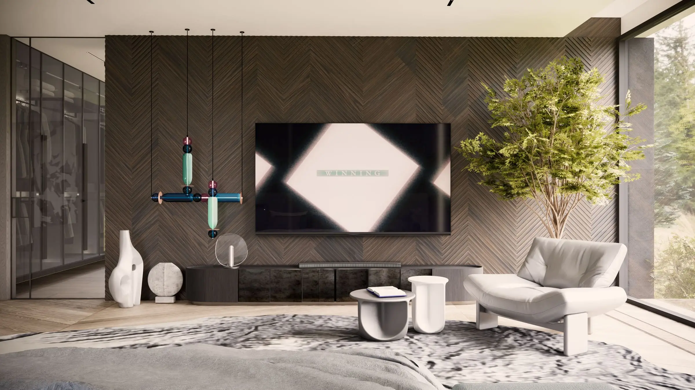 Interior of a Bali-Inspired House — Jaworze, Śląskie — Architecture and interior design