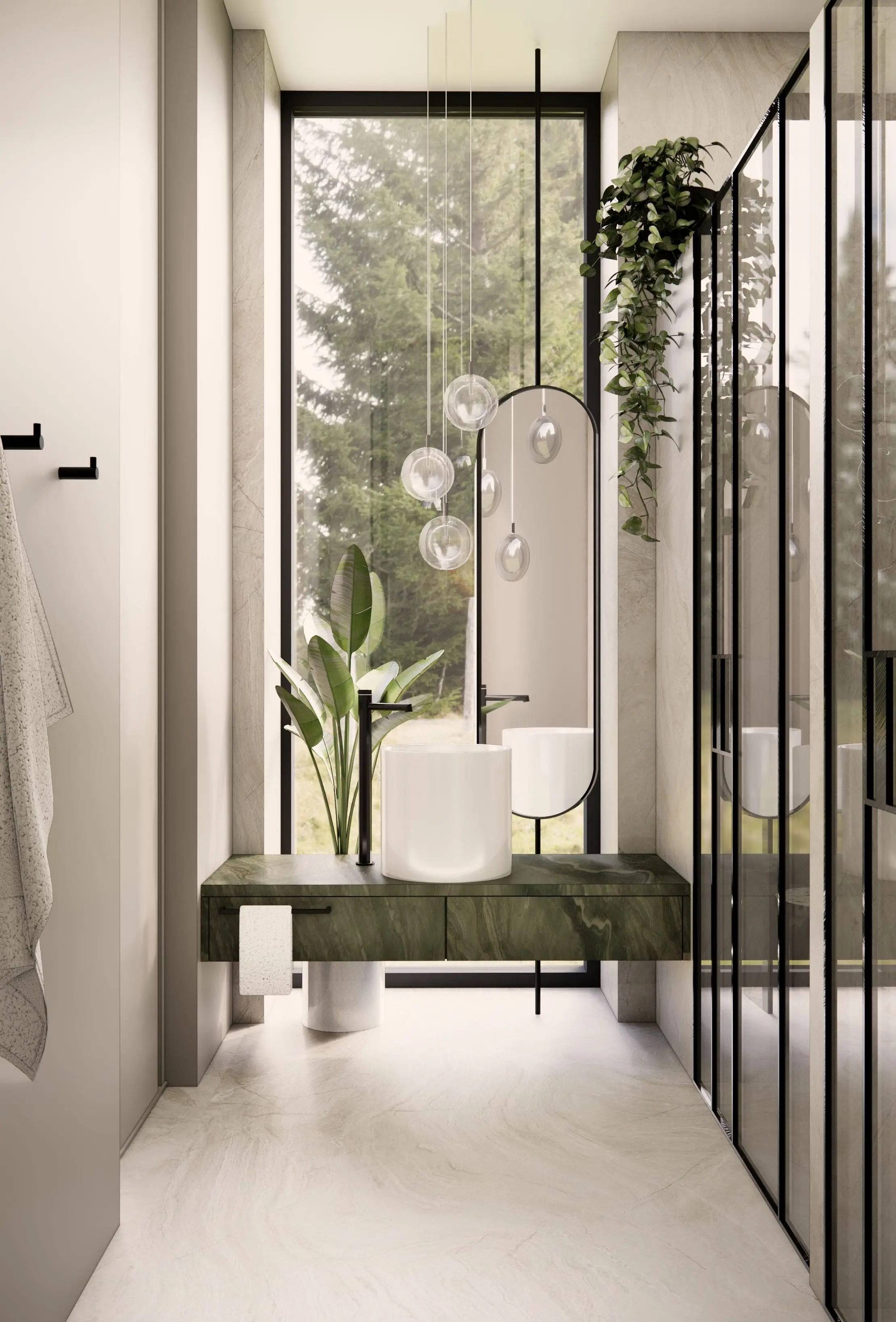 Interior of a Bali-Inspired House — Jaworze, Śląskie — Architecture and interior design