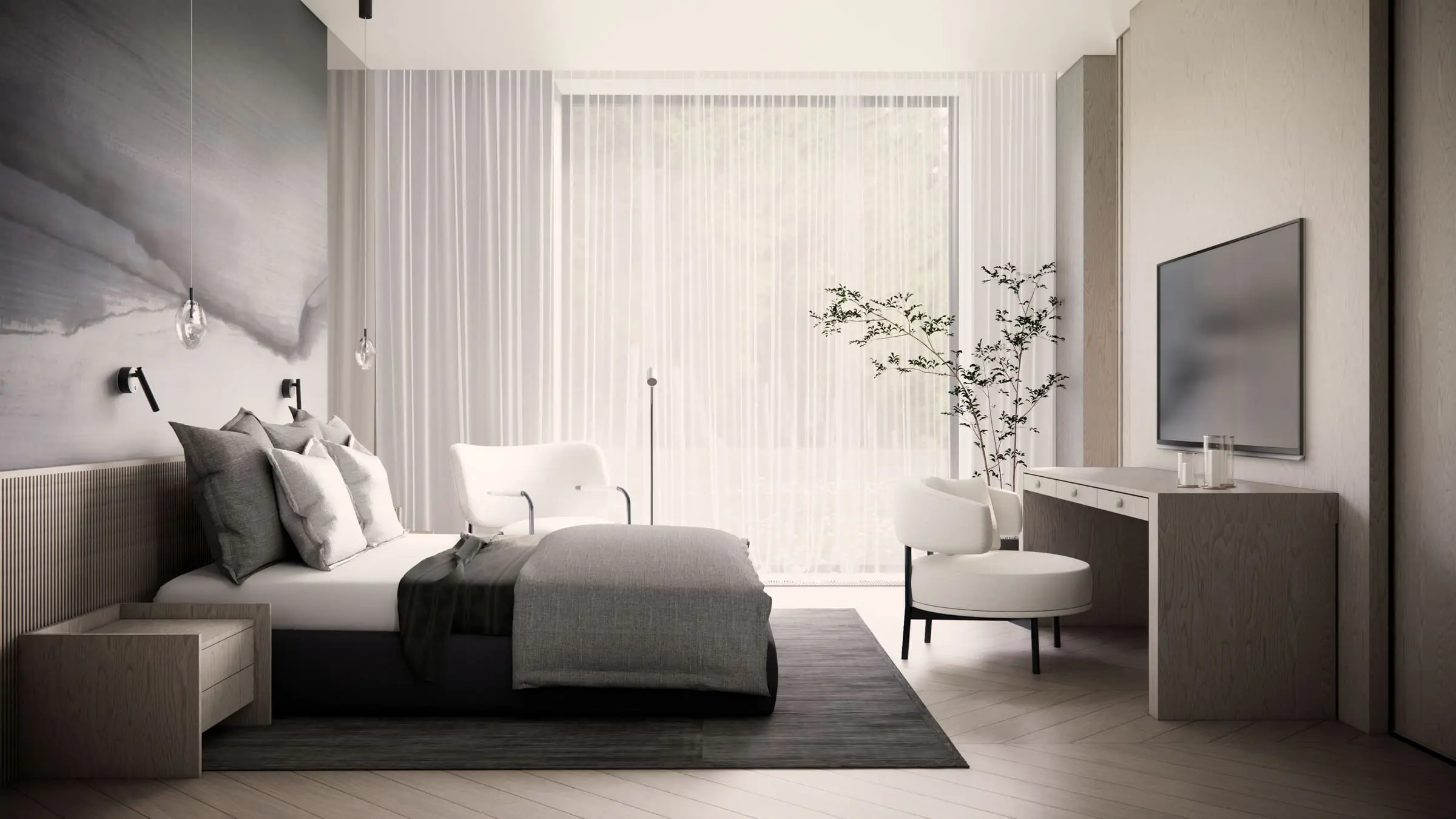 Interior of a Bali-Inspired House — Jaworze, Śląskie — Architecture and interior design