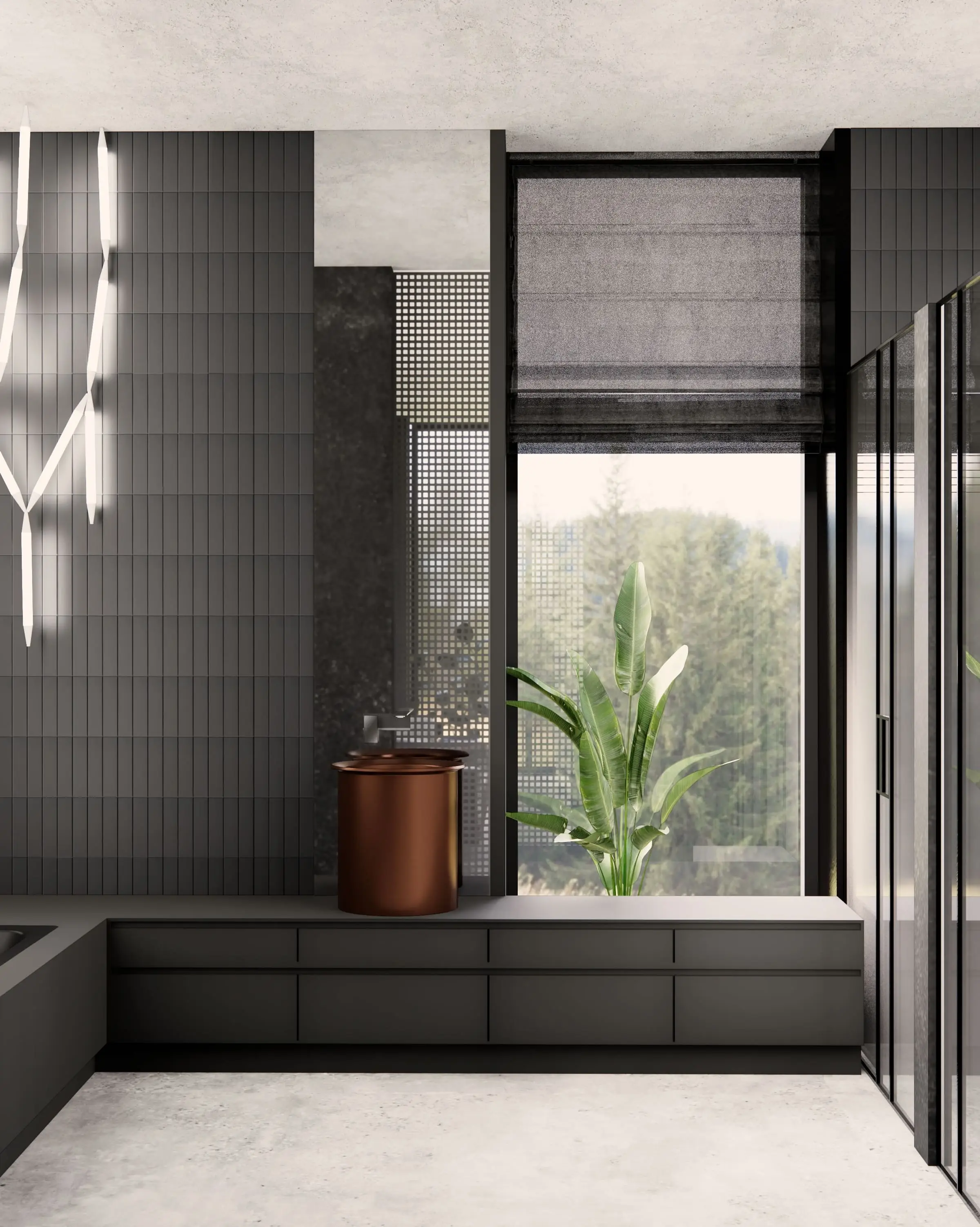 Interior of a Bali-Inspired House — Jaworze, Śląskie — Architecture and interior design